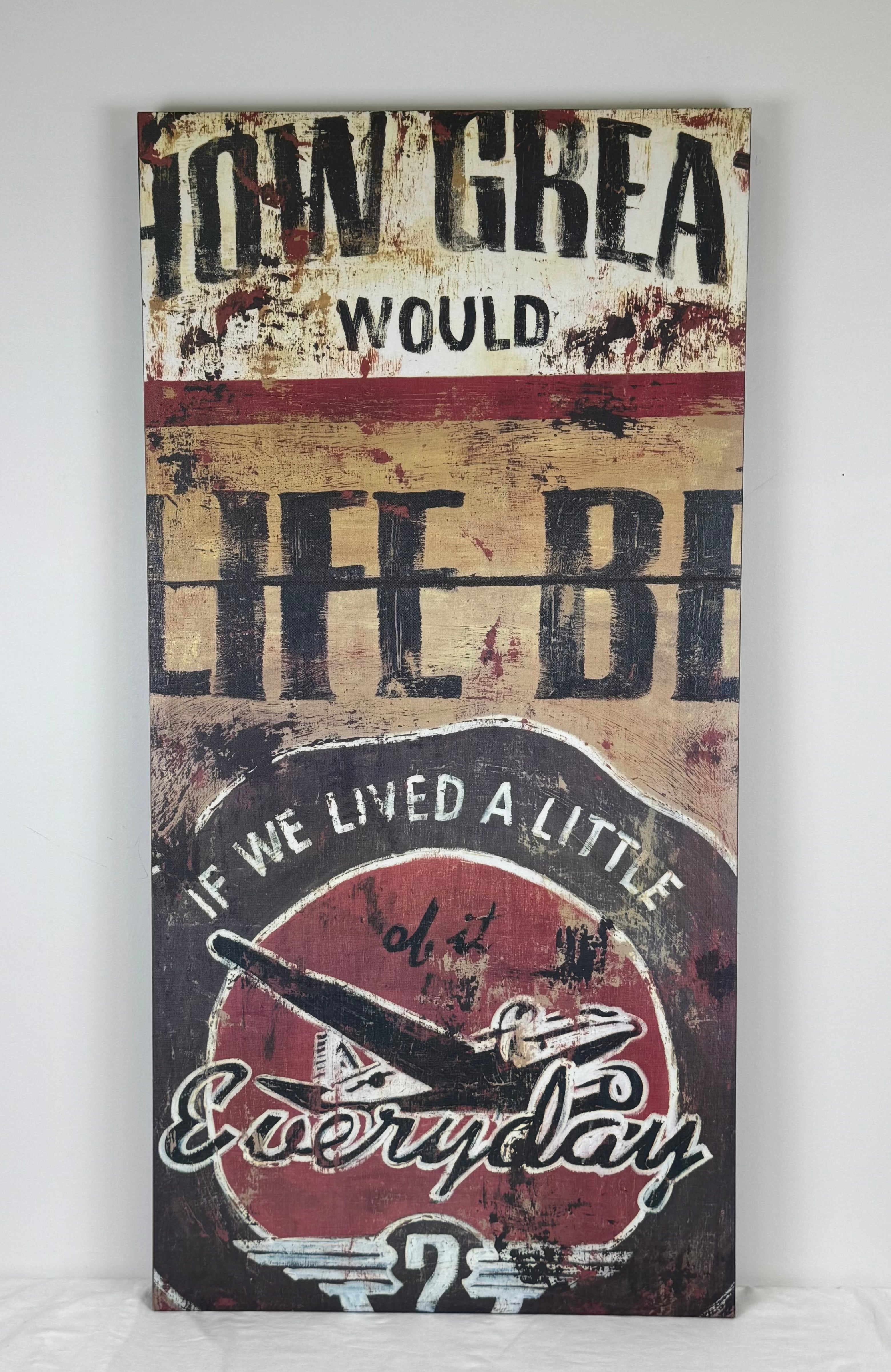 'If We Lived a Little' Canvas Print