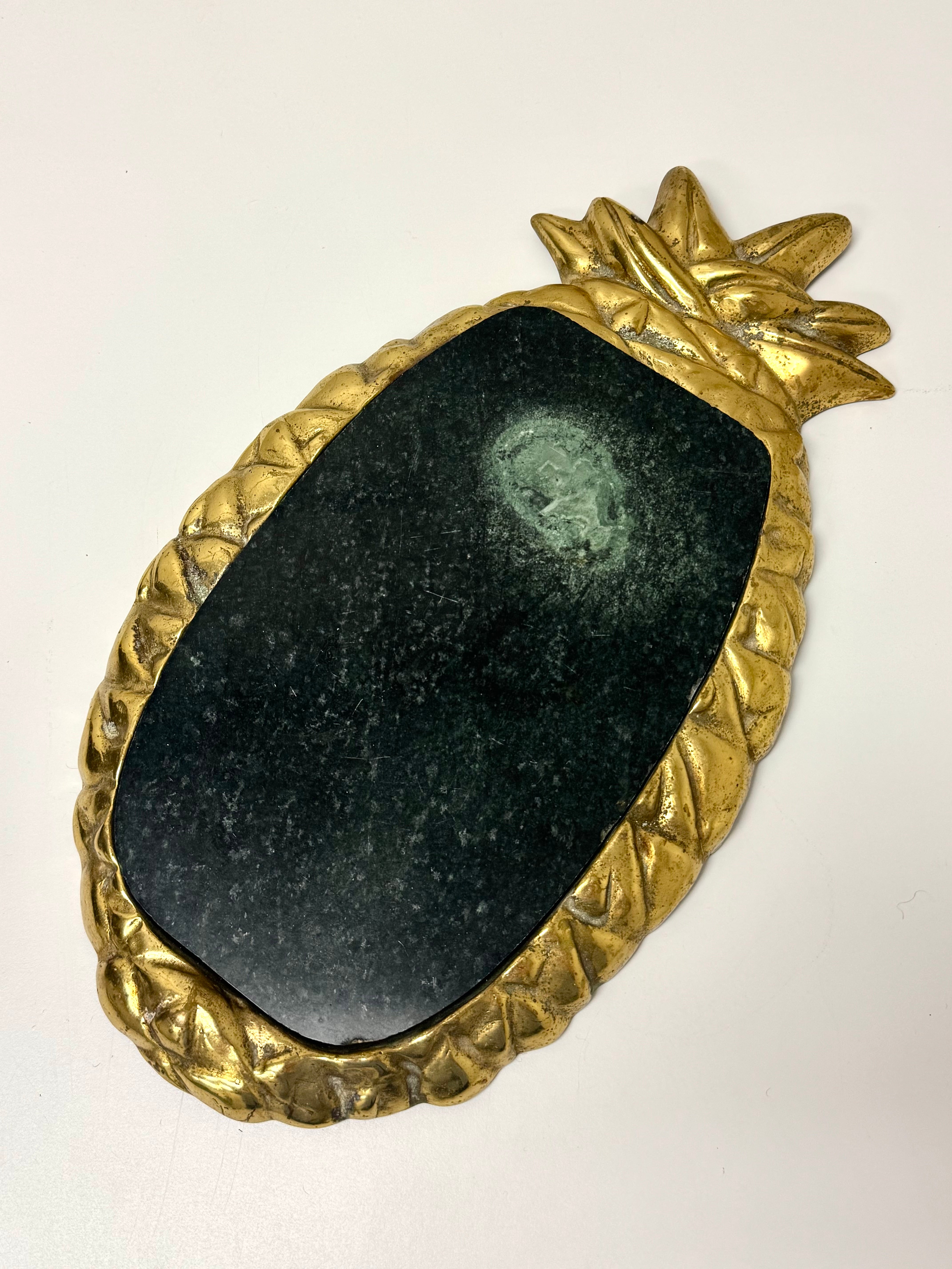 Vintage Brass Pineapple Tray