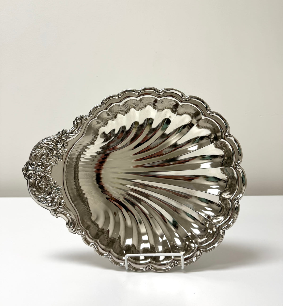 Vintage Silverplate Shell Bowl