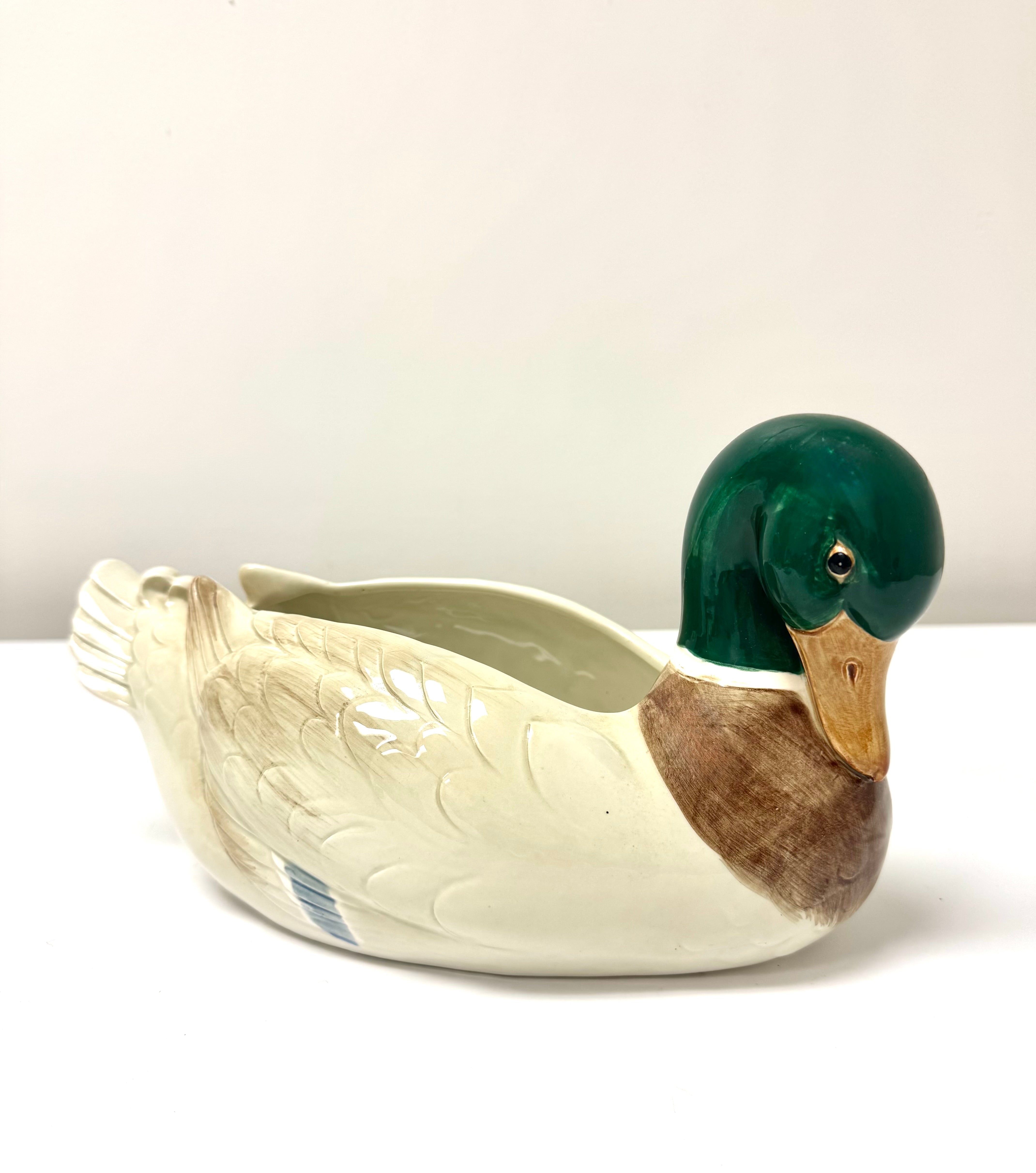 Vintage FITZ & FLOYD Mallard Planter
