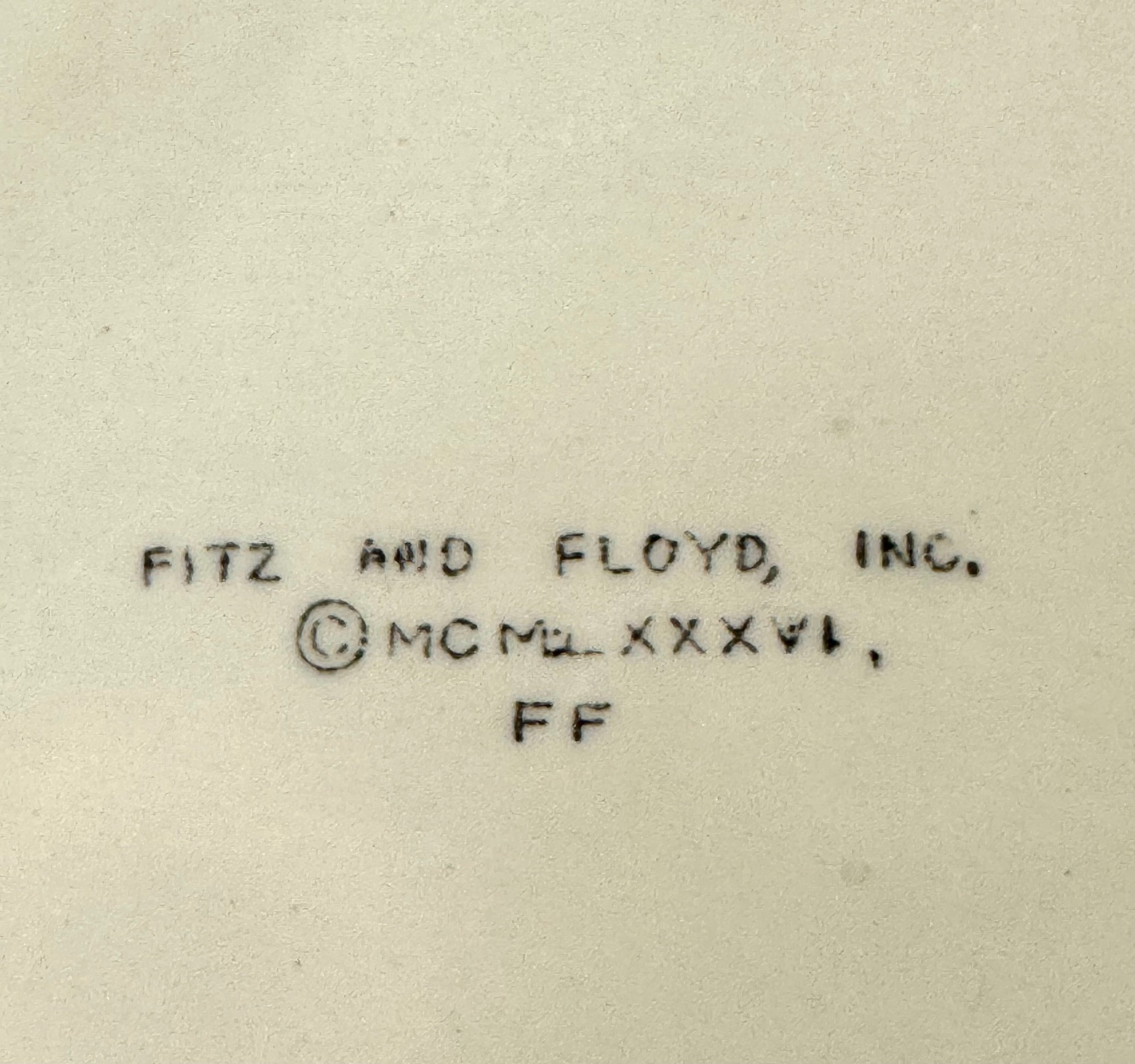 Vintage FITZ & FLOYD Mallard Planter