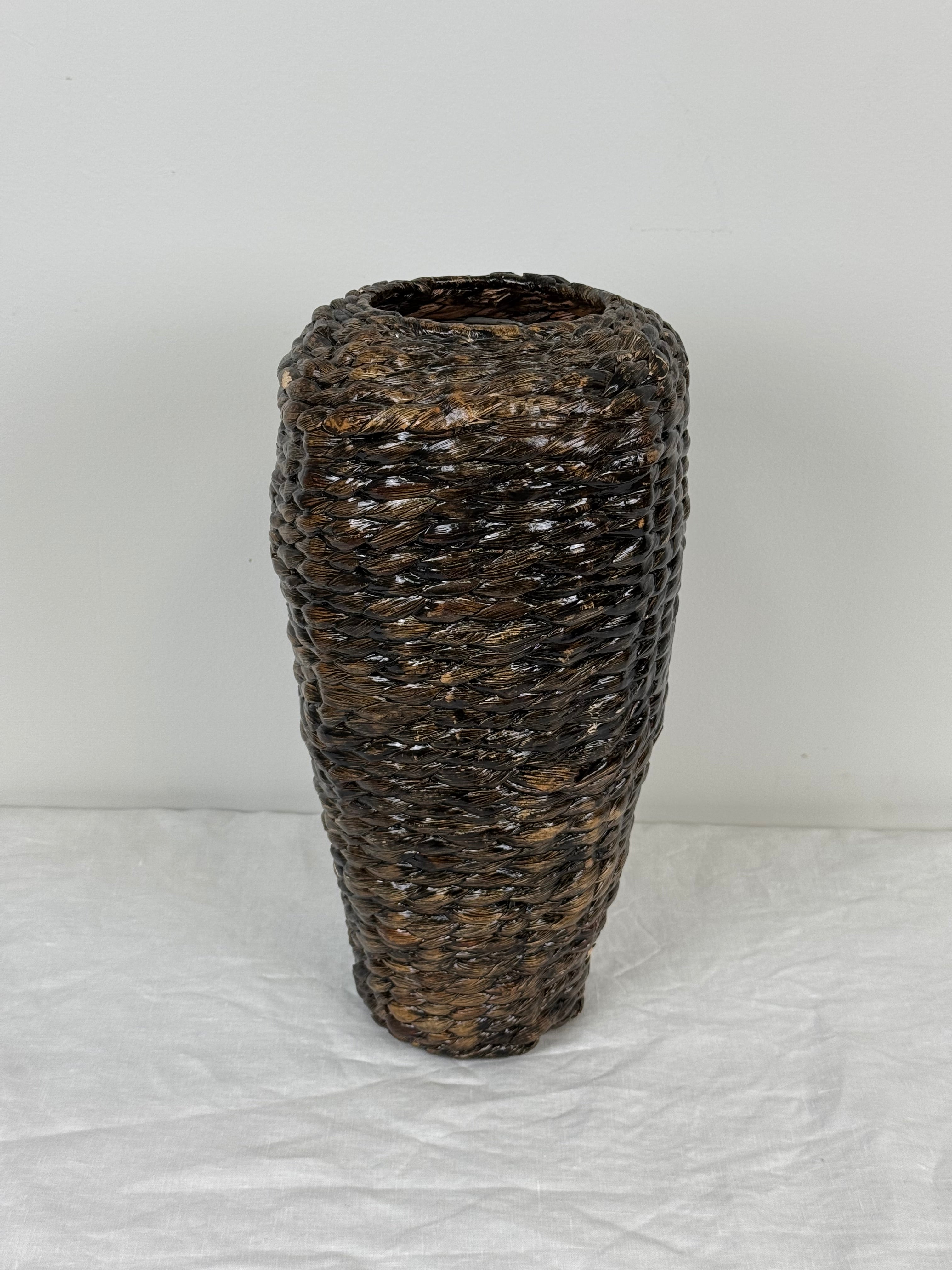 Rattan 14" Vase
