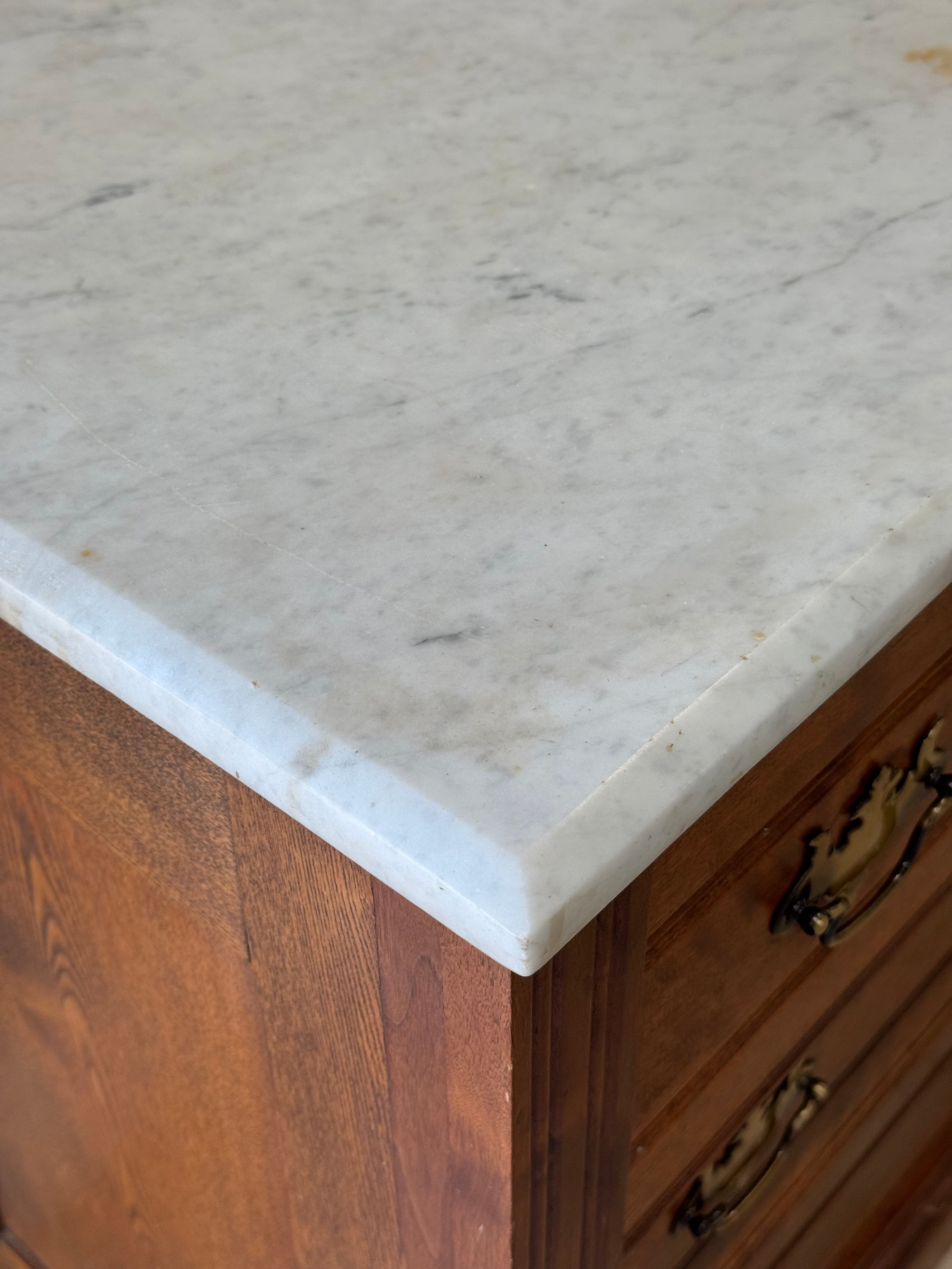 Antique Washstand with Marble Top