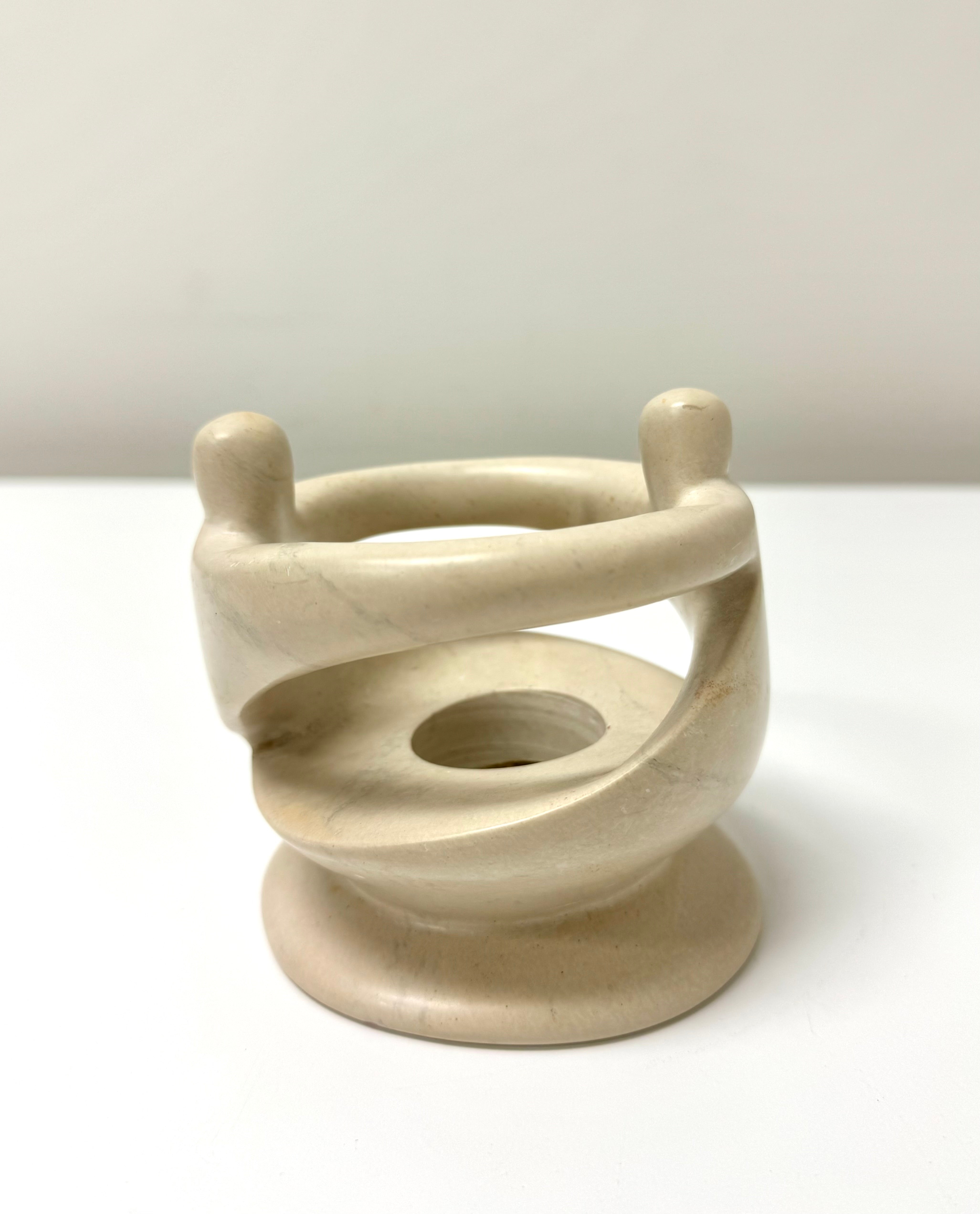 Circle of Friends Kenyan Soapstone Candle Holder