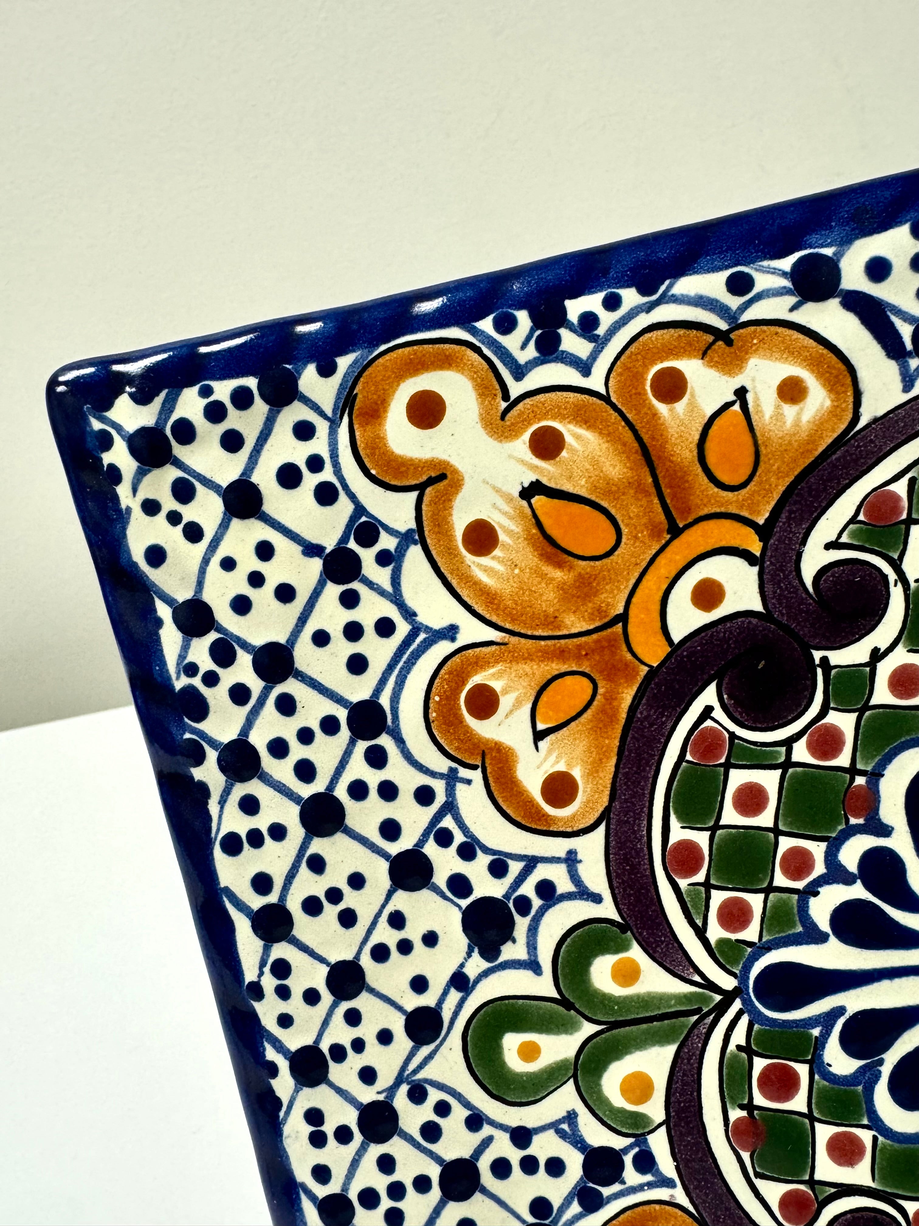 Vintage Mexican Majolica Platter