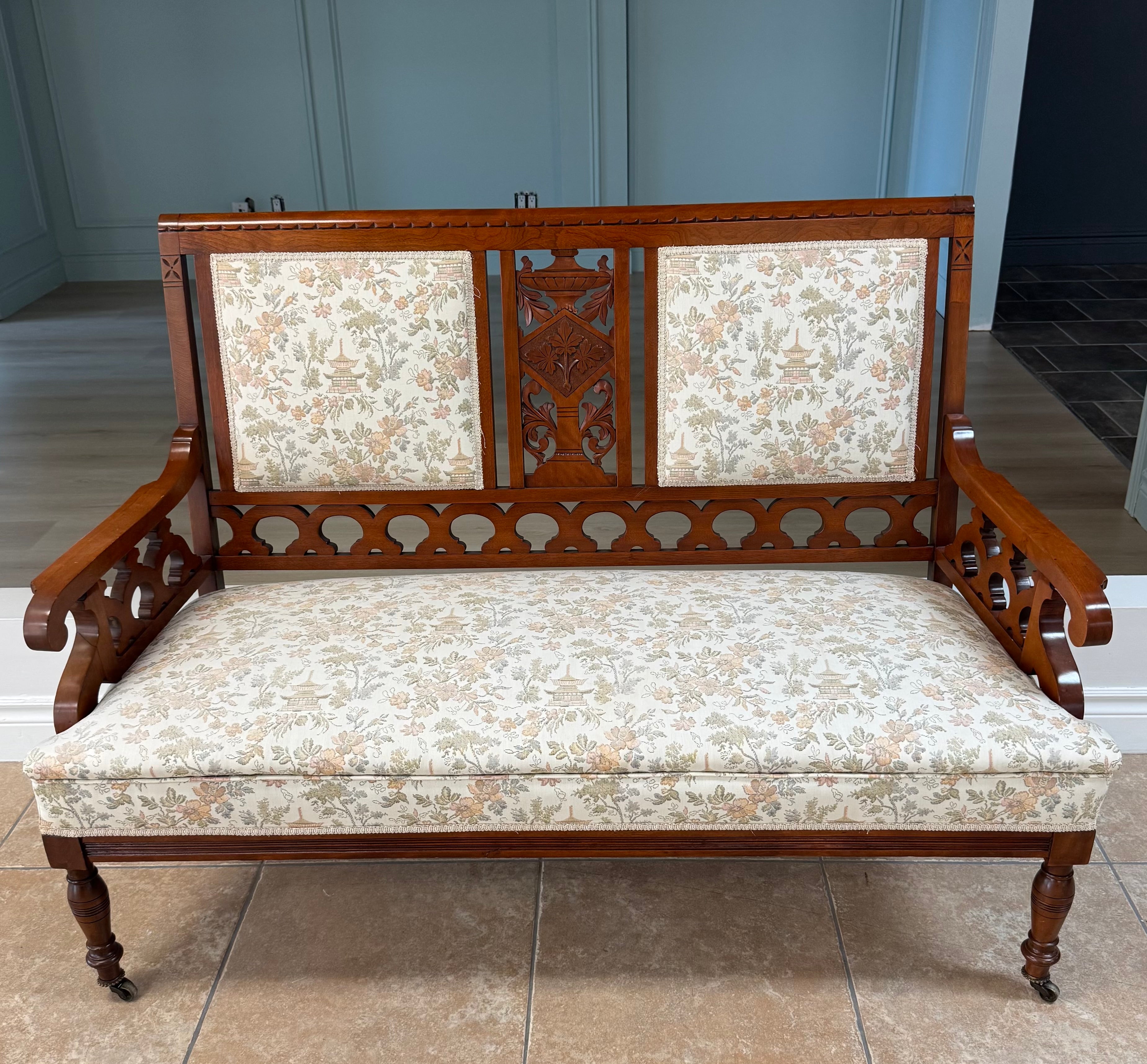 Antique Eastlake Settee