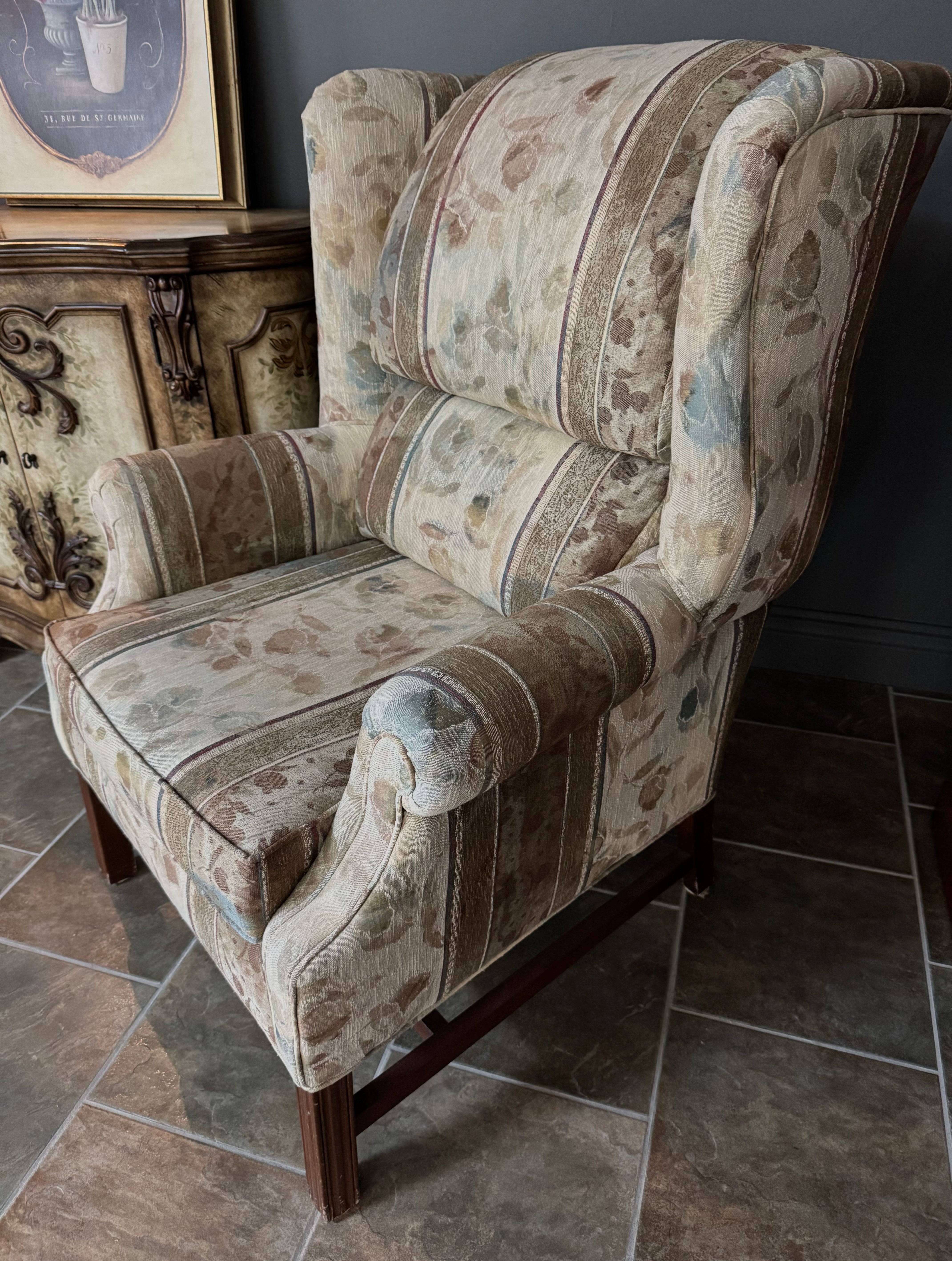 Autumn Floral Arm Chair