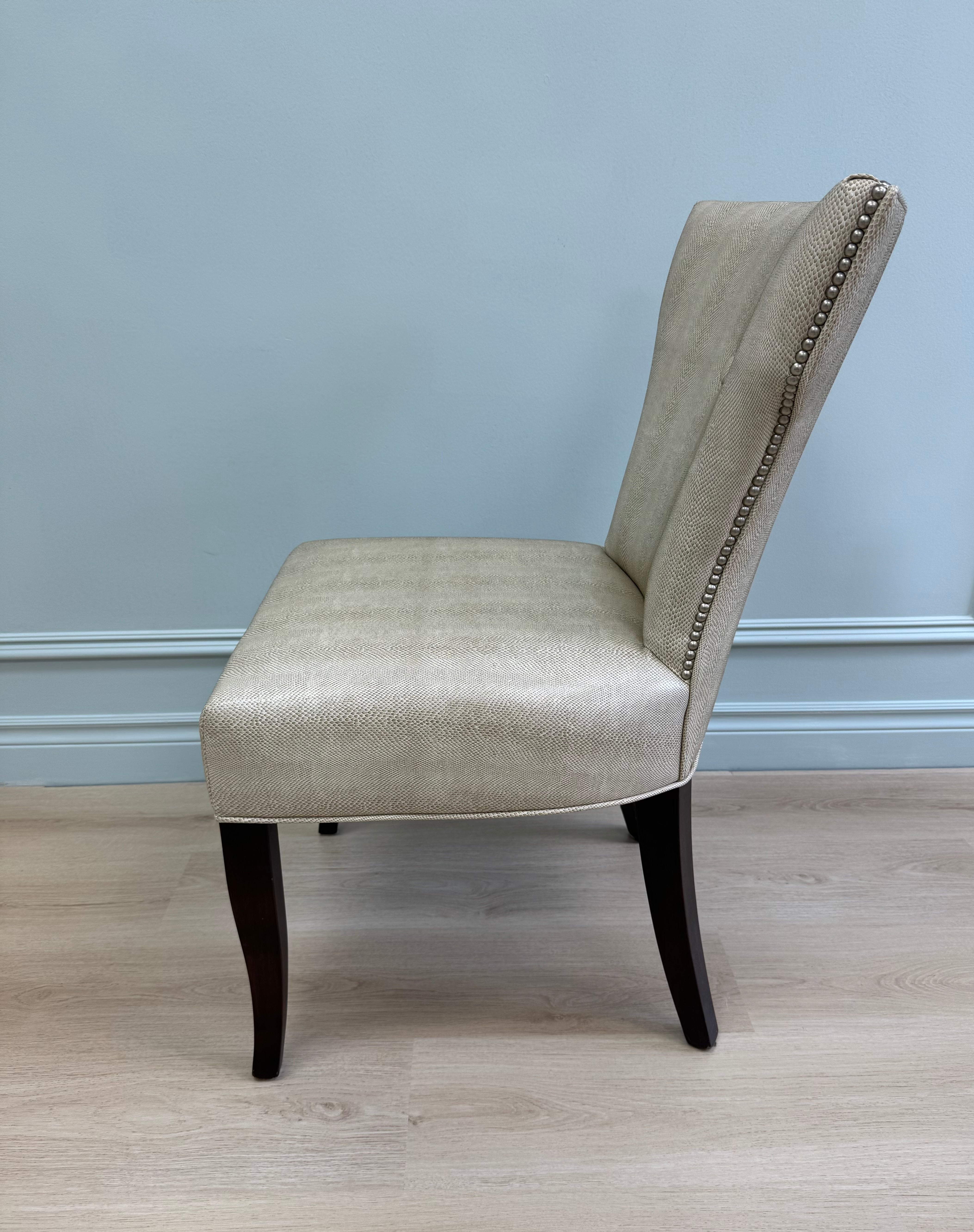 Faux Python Dining Chairs Set of 2