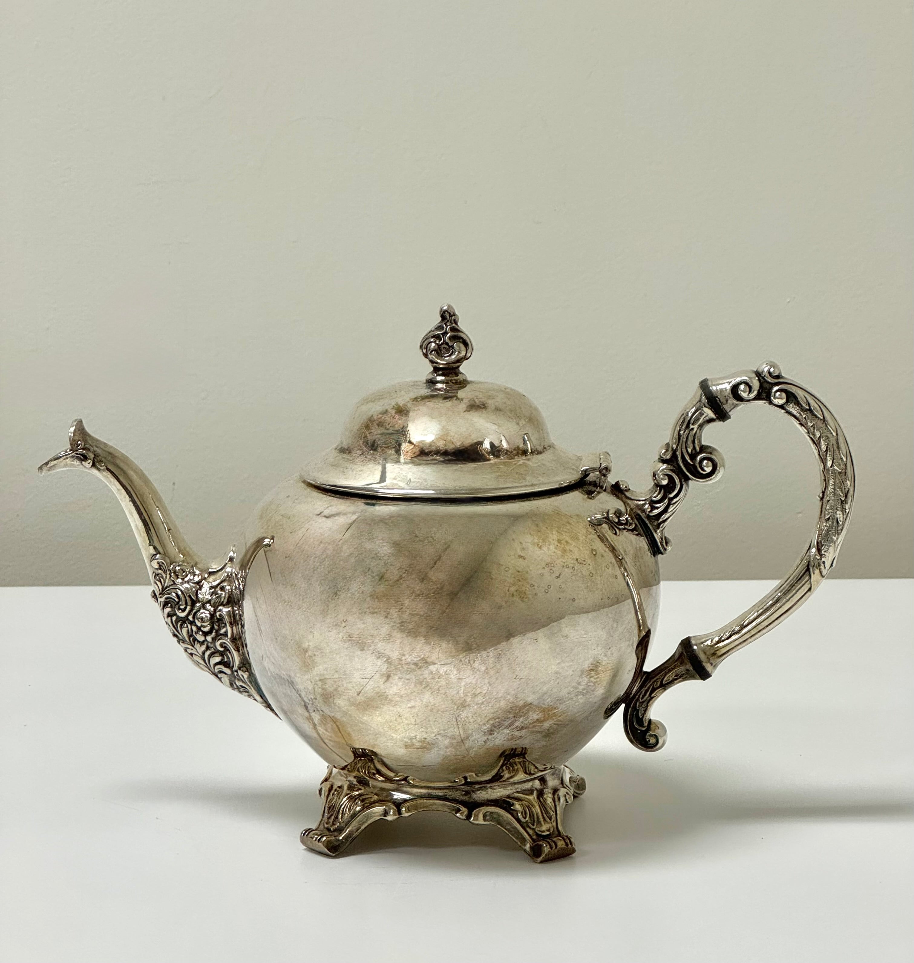 Vintage Silverplate Teapot