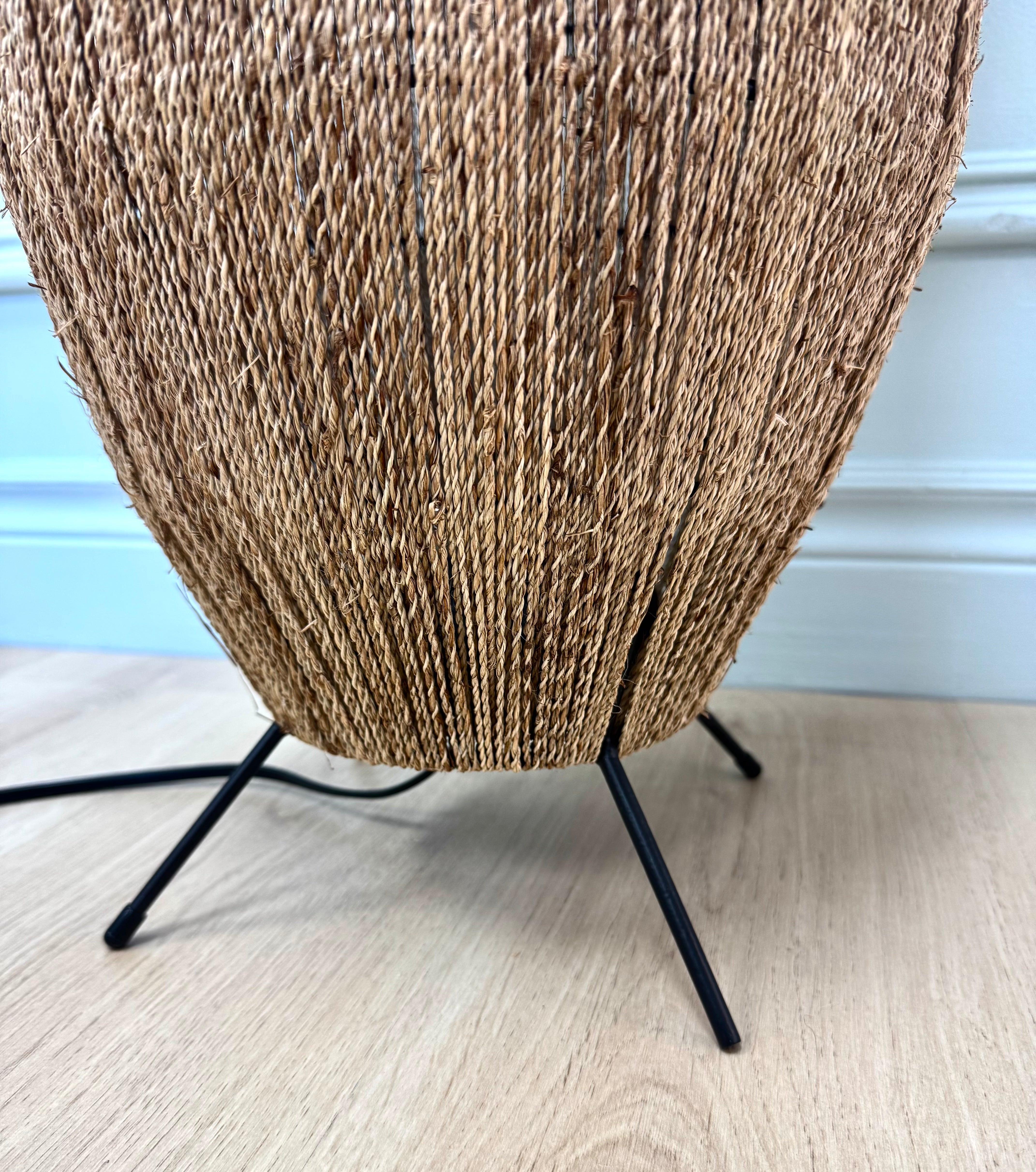 Natural Hemp Rope Floor Lamp