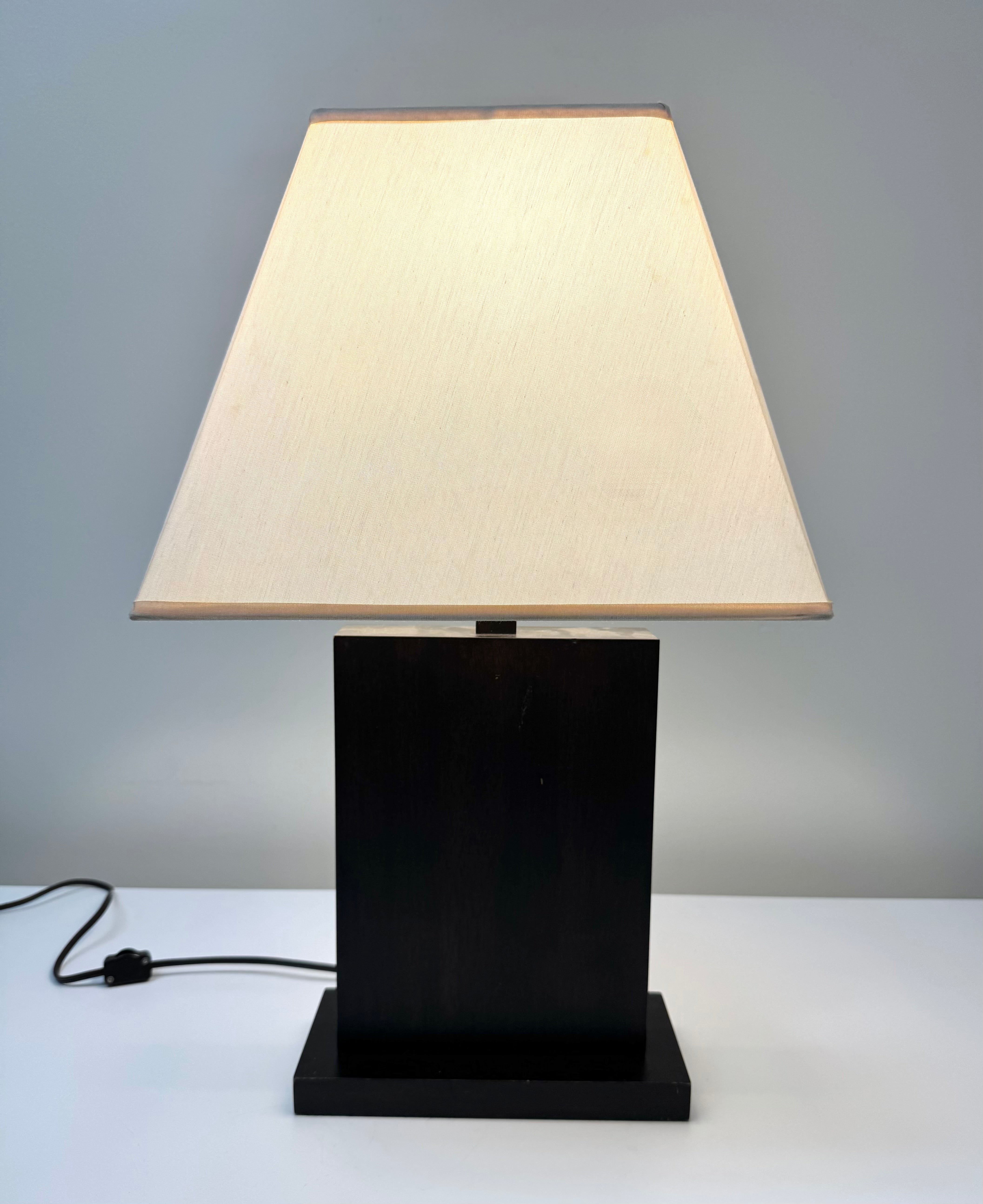 Ebony Block Lamp