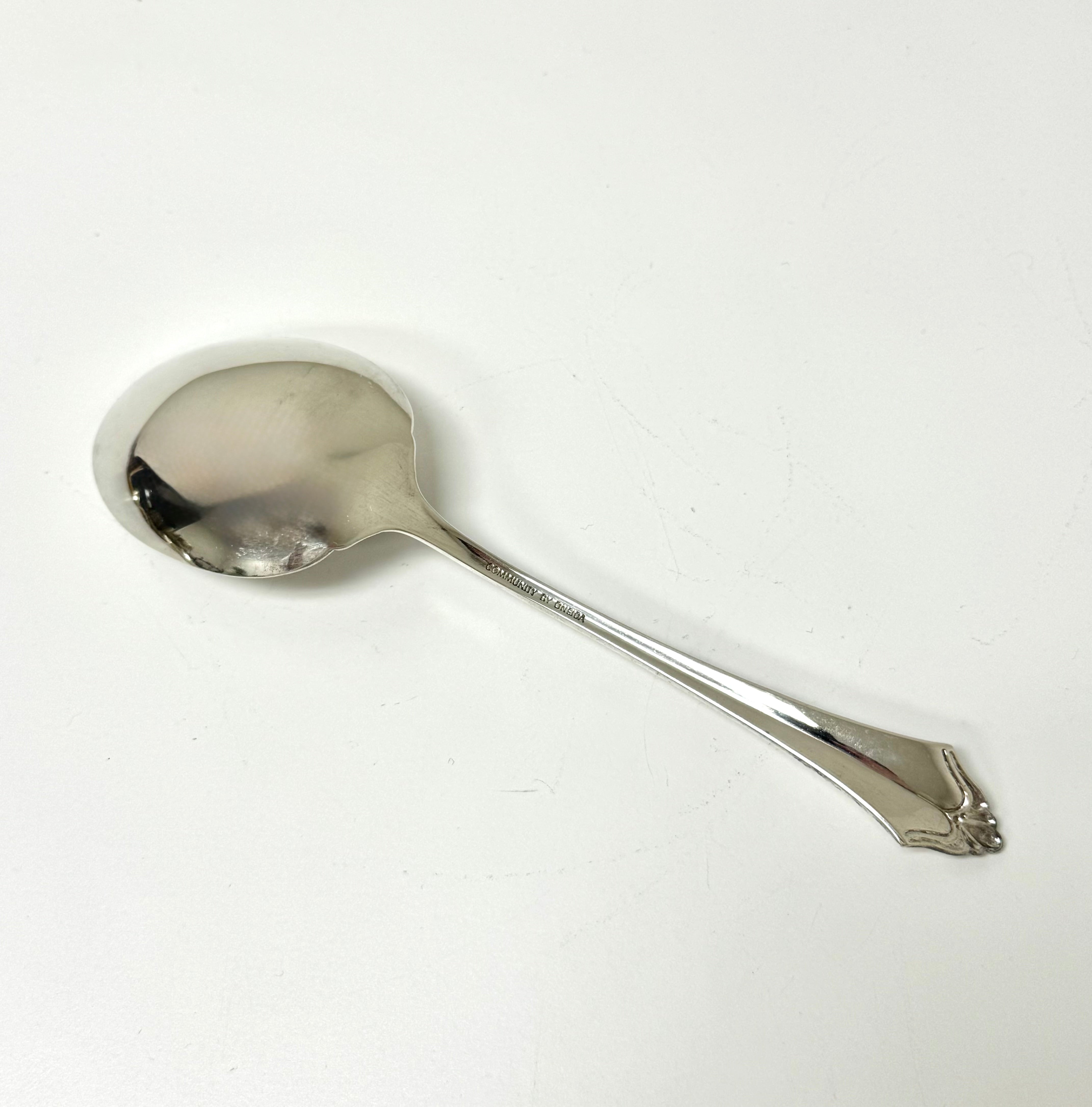 Vintage Silverplate Serving Spoon