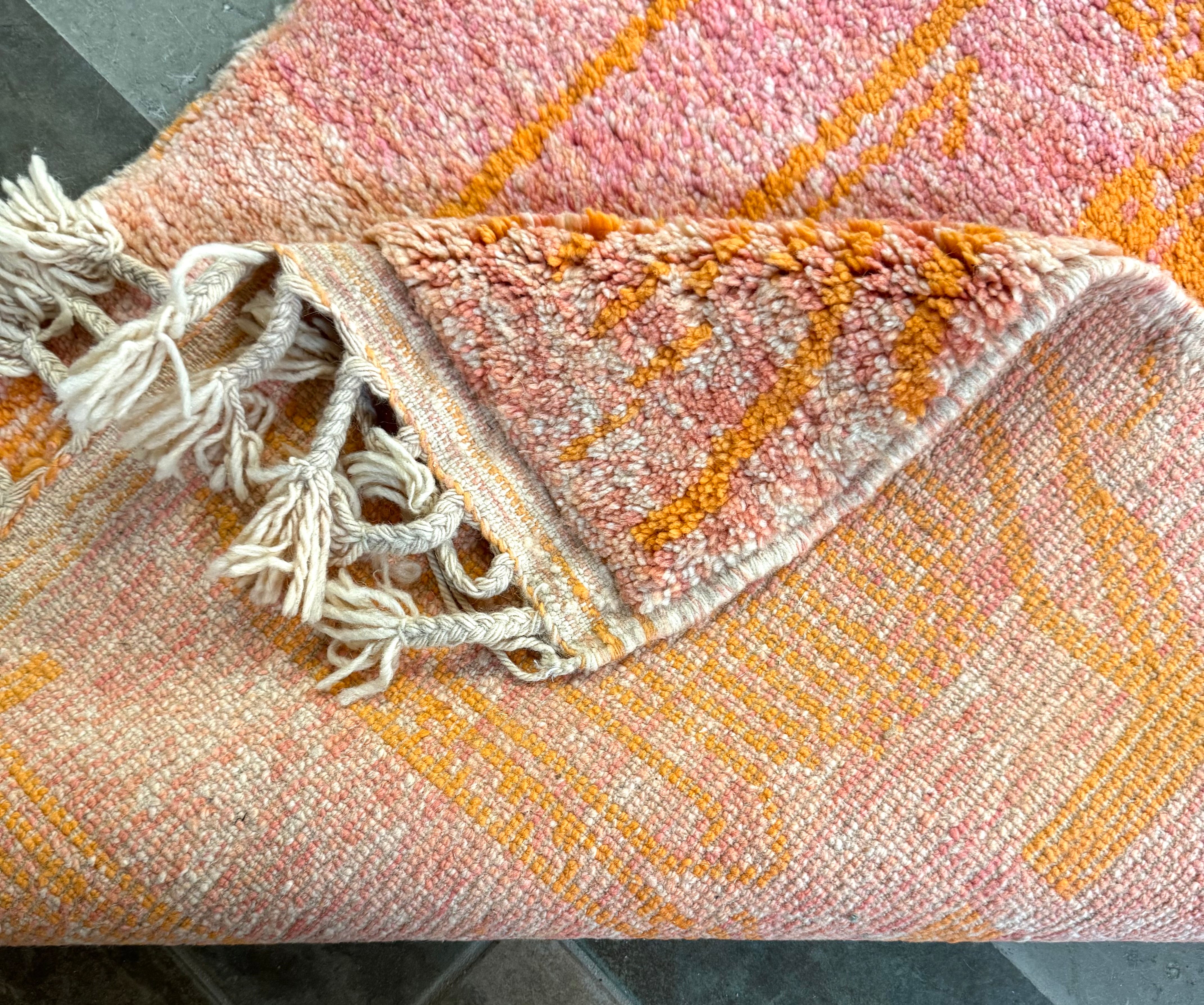 Moroccan Pink & Orange 13' x 42" Runner