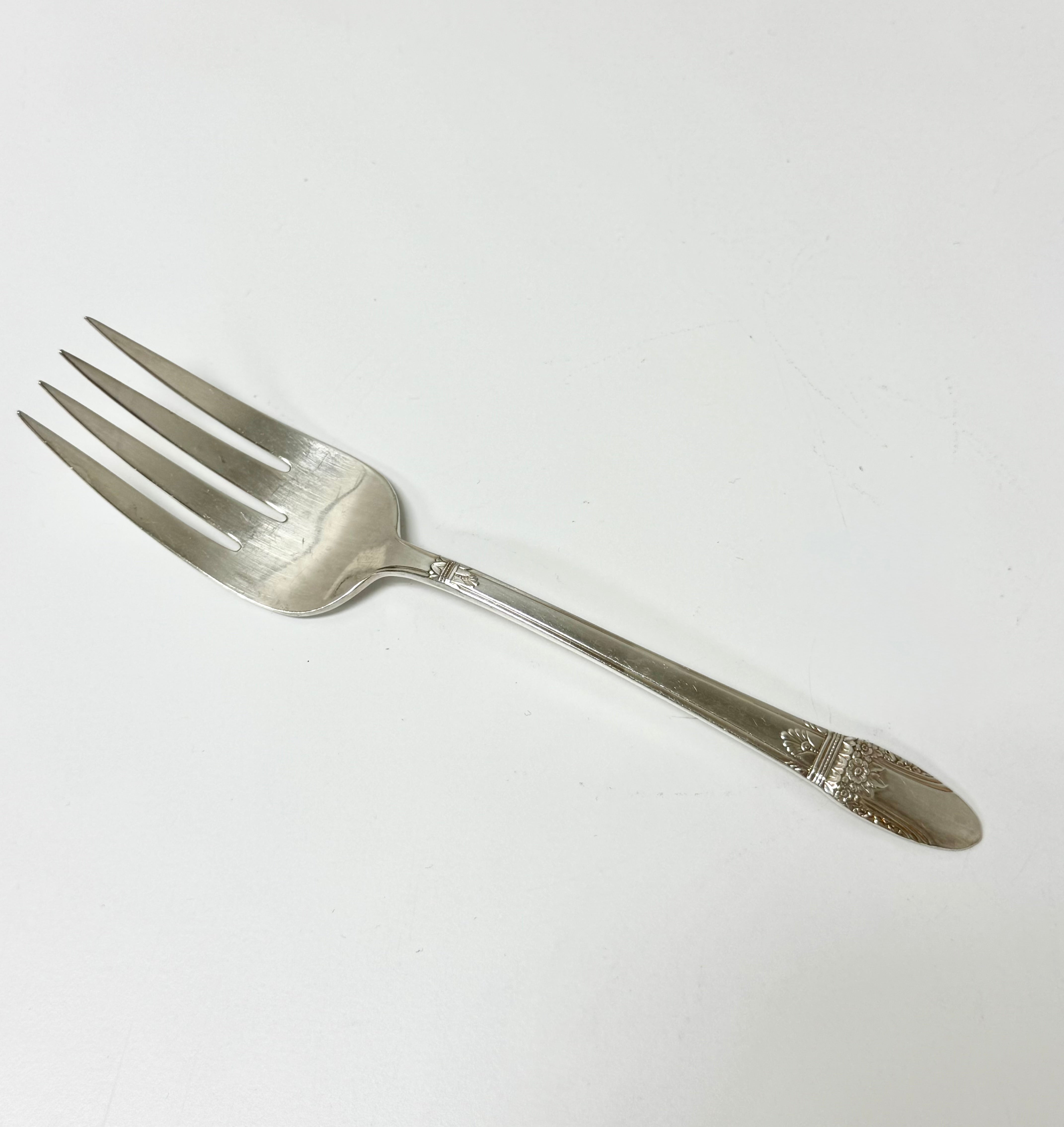 Vintage Silverplate Serving Fork