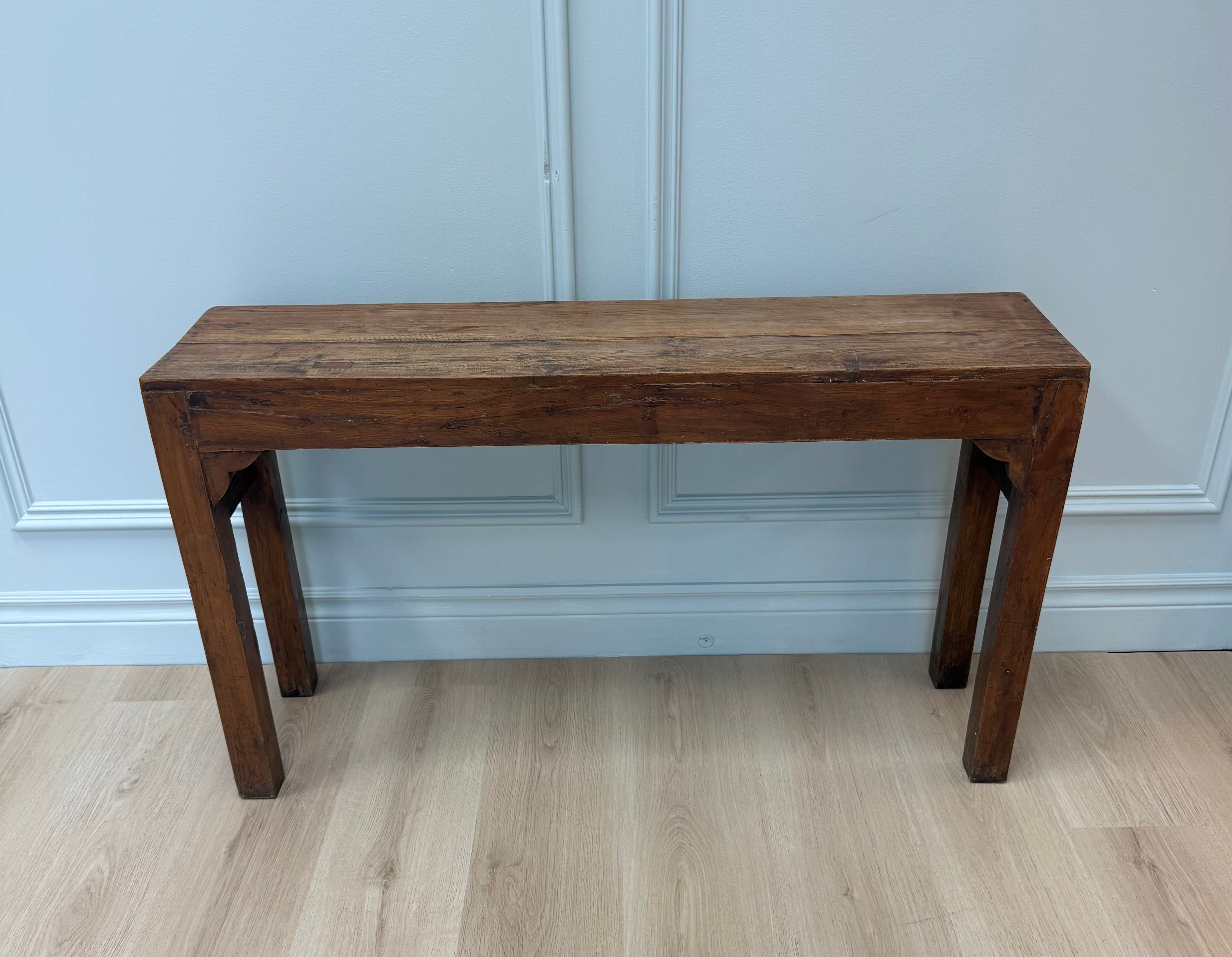 Reclaimed Wood Small Console