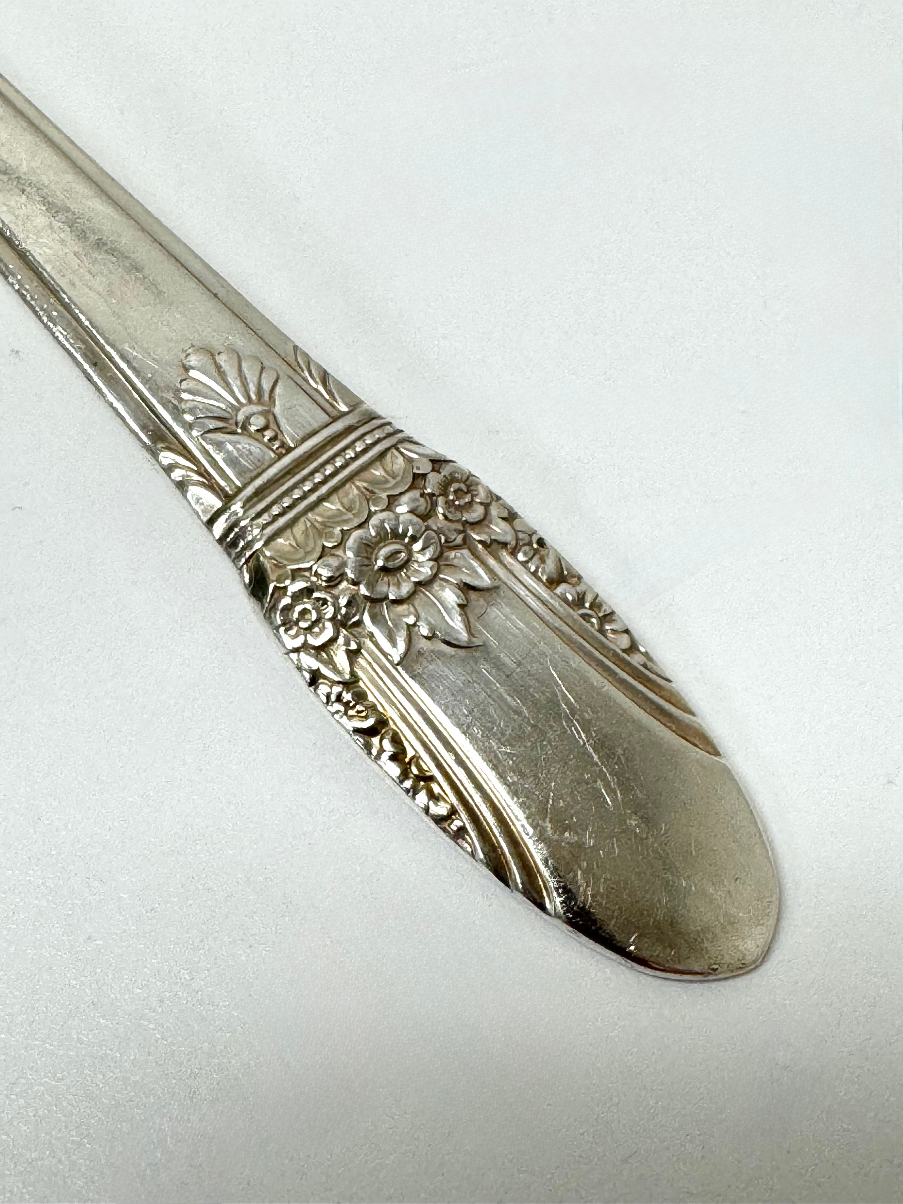 Vintage Silverplate Serving Fork