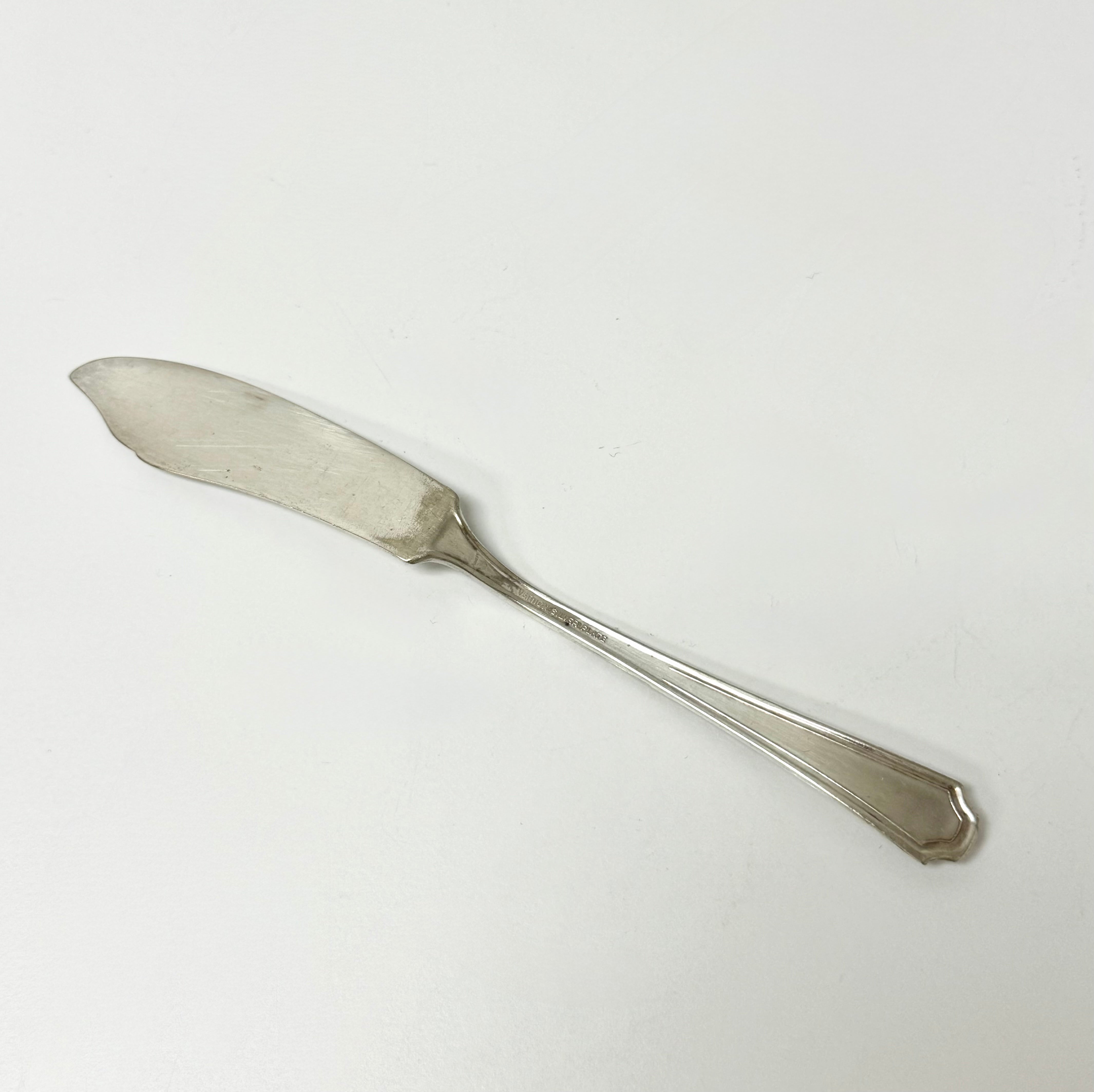 Antique Silverplate Master Butter Knife