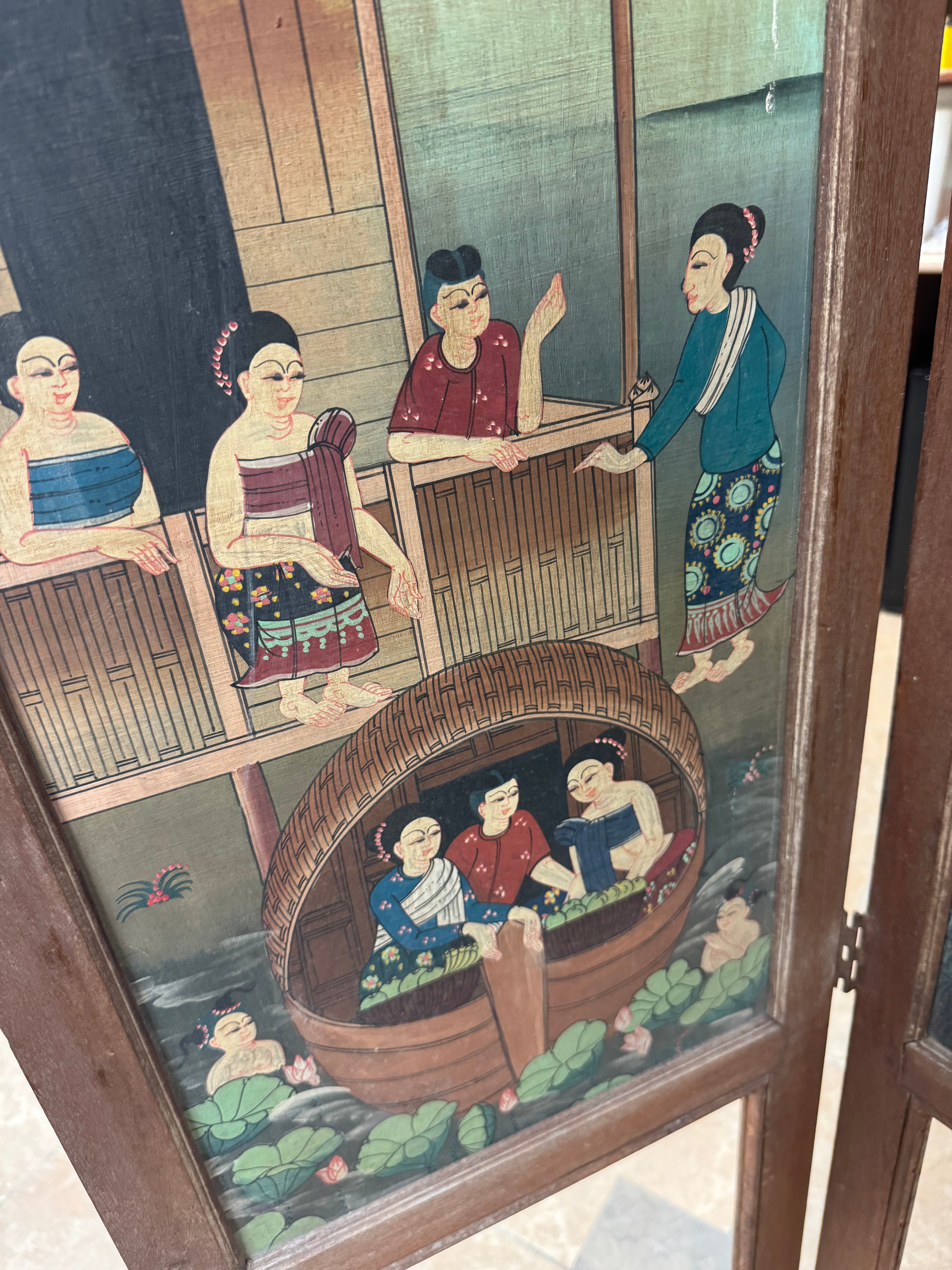 Asian Divider Screen