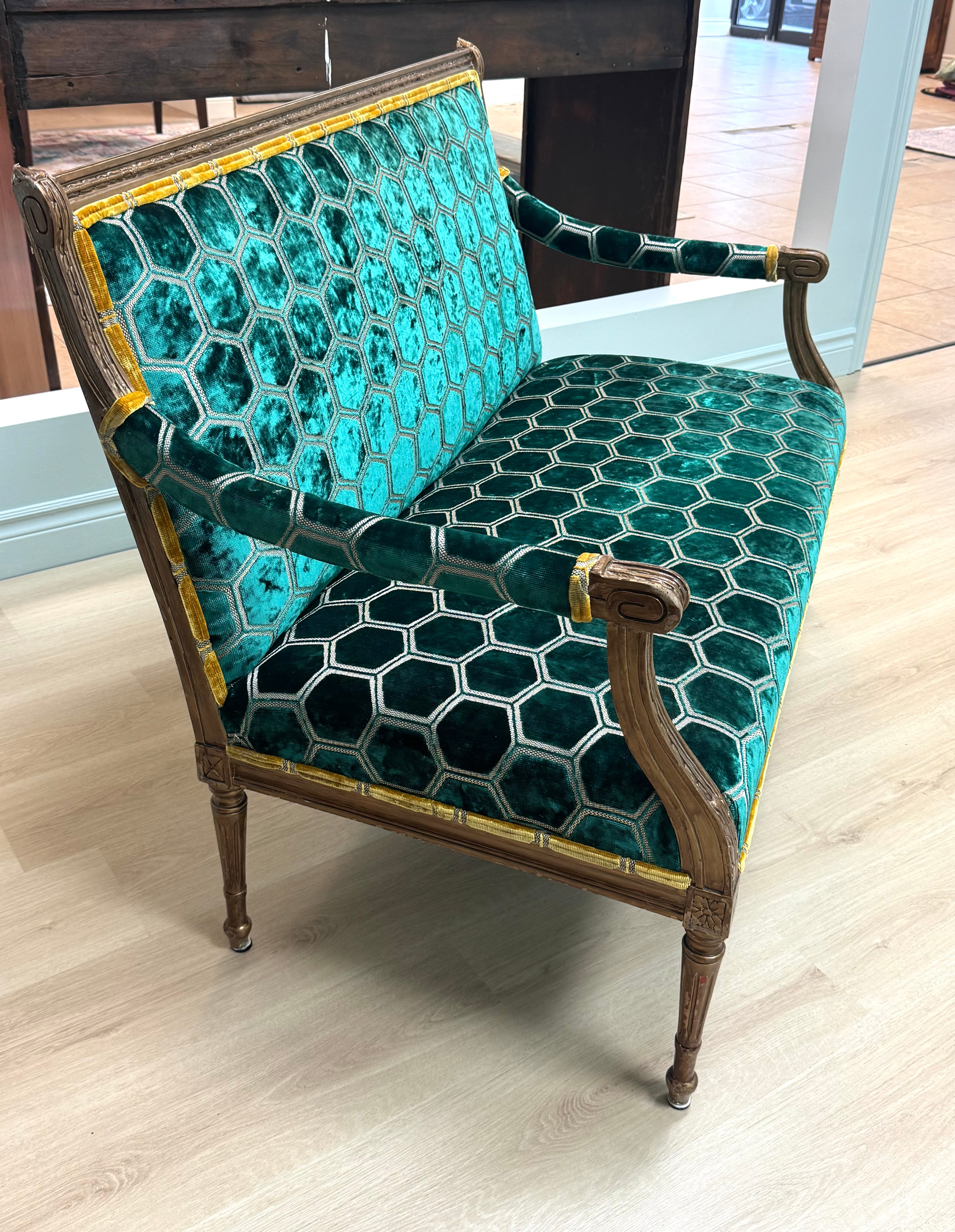 DESIGNER'S GUILD 'Manipur Azure' Settee