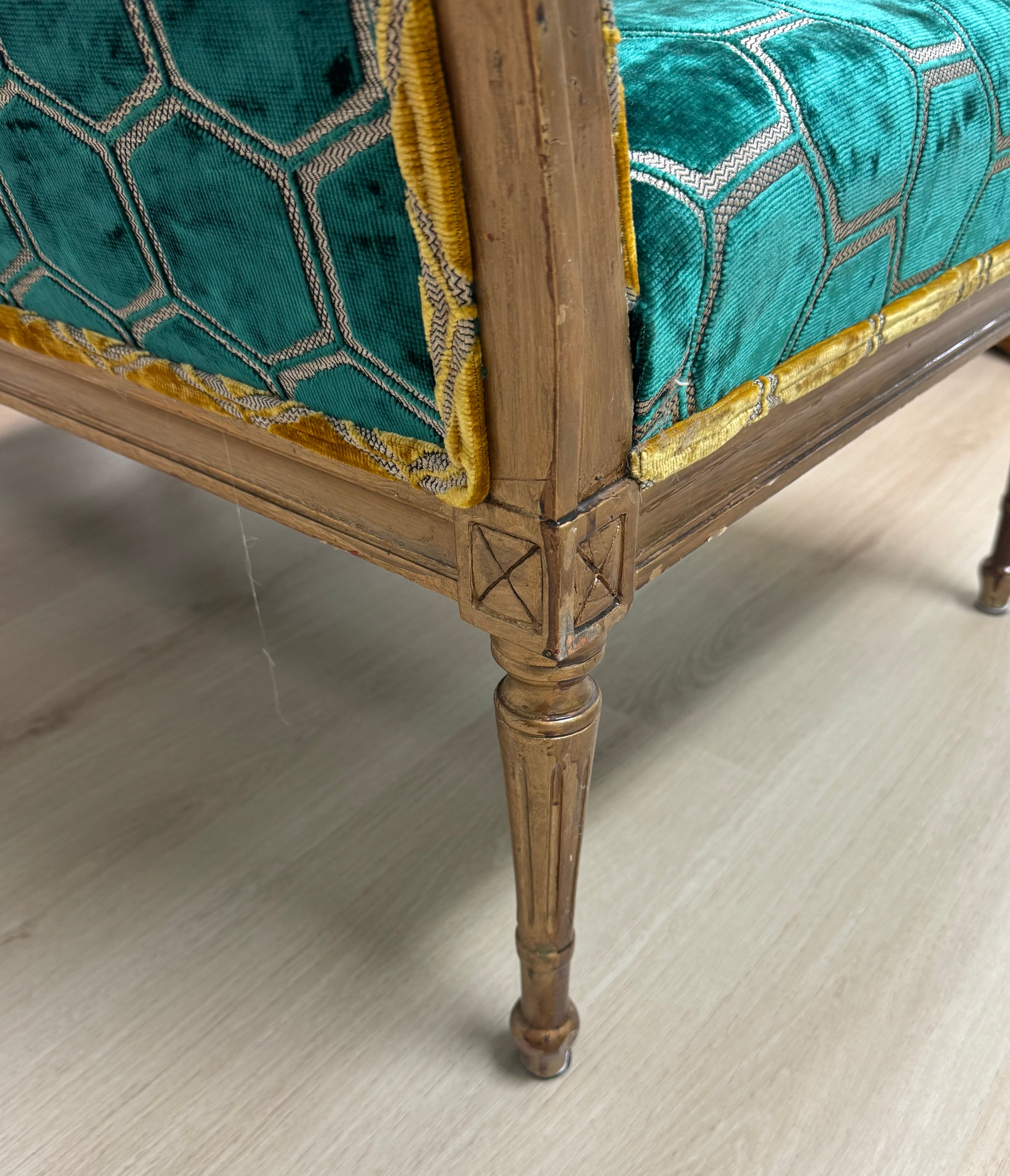 DESIGNER'S GUILD 'Manipur Azure' Settee