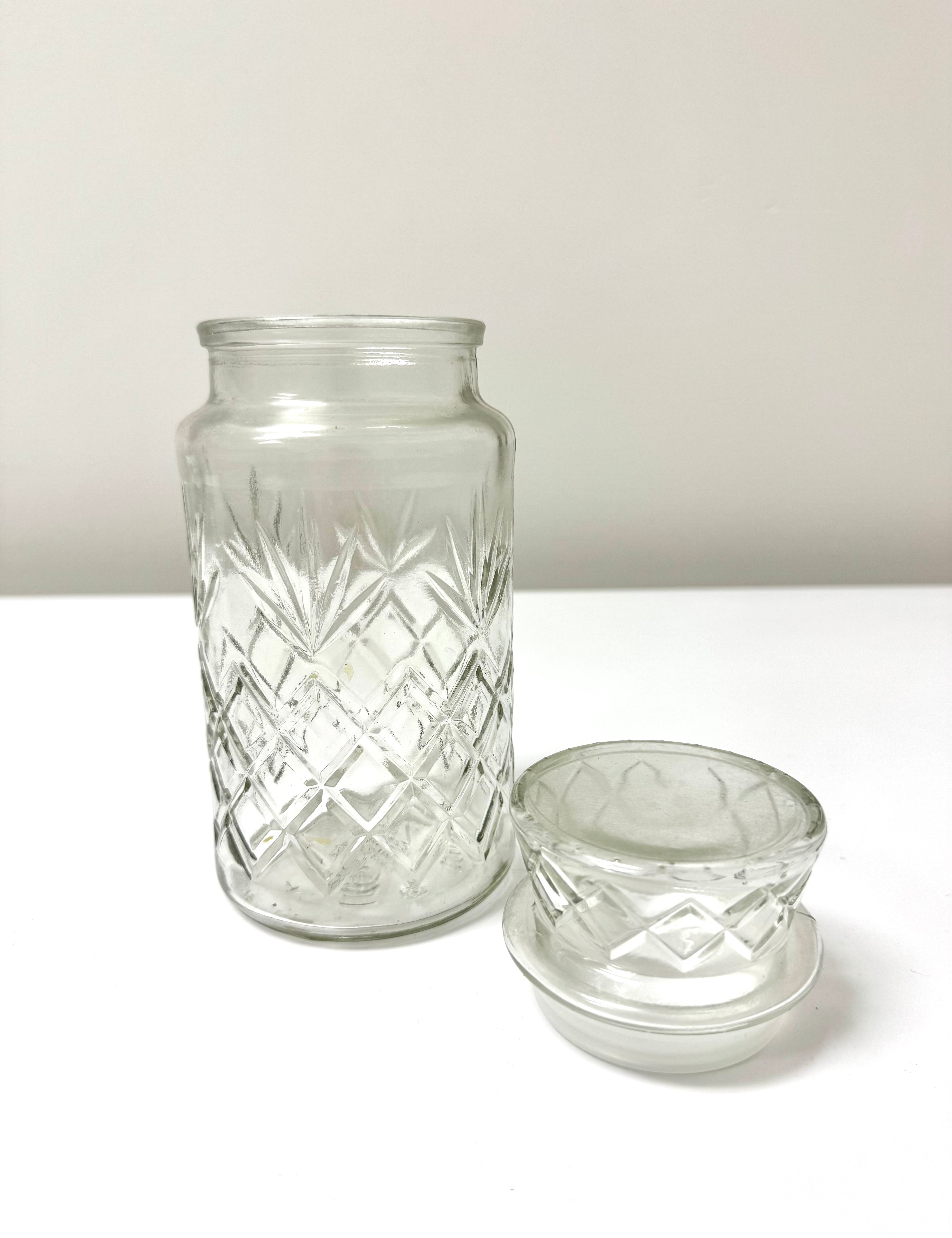 Vintage Glass Planter's Peanuts Jar
