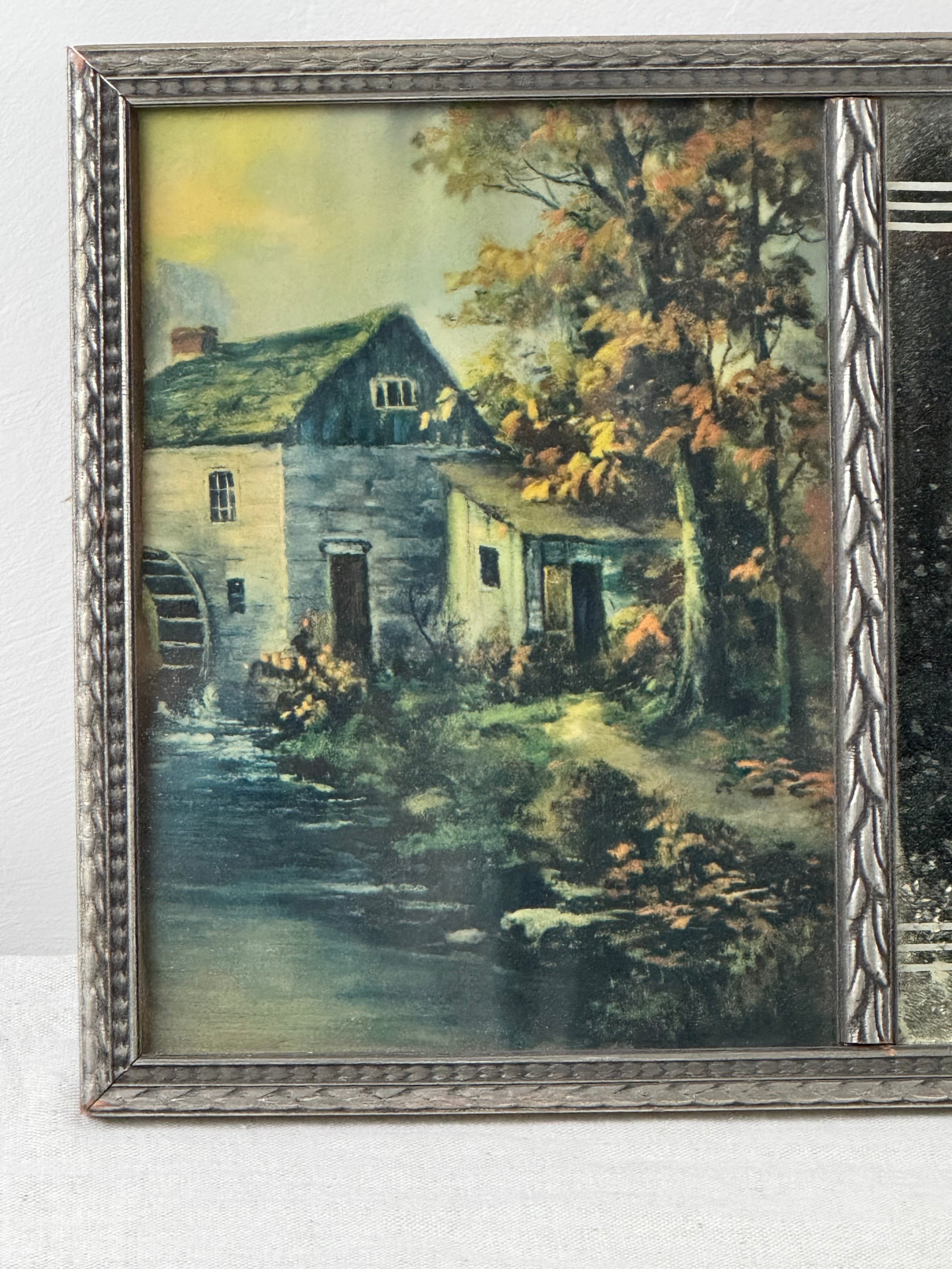 Vintage Landscape Mirror