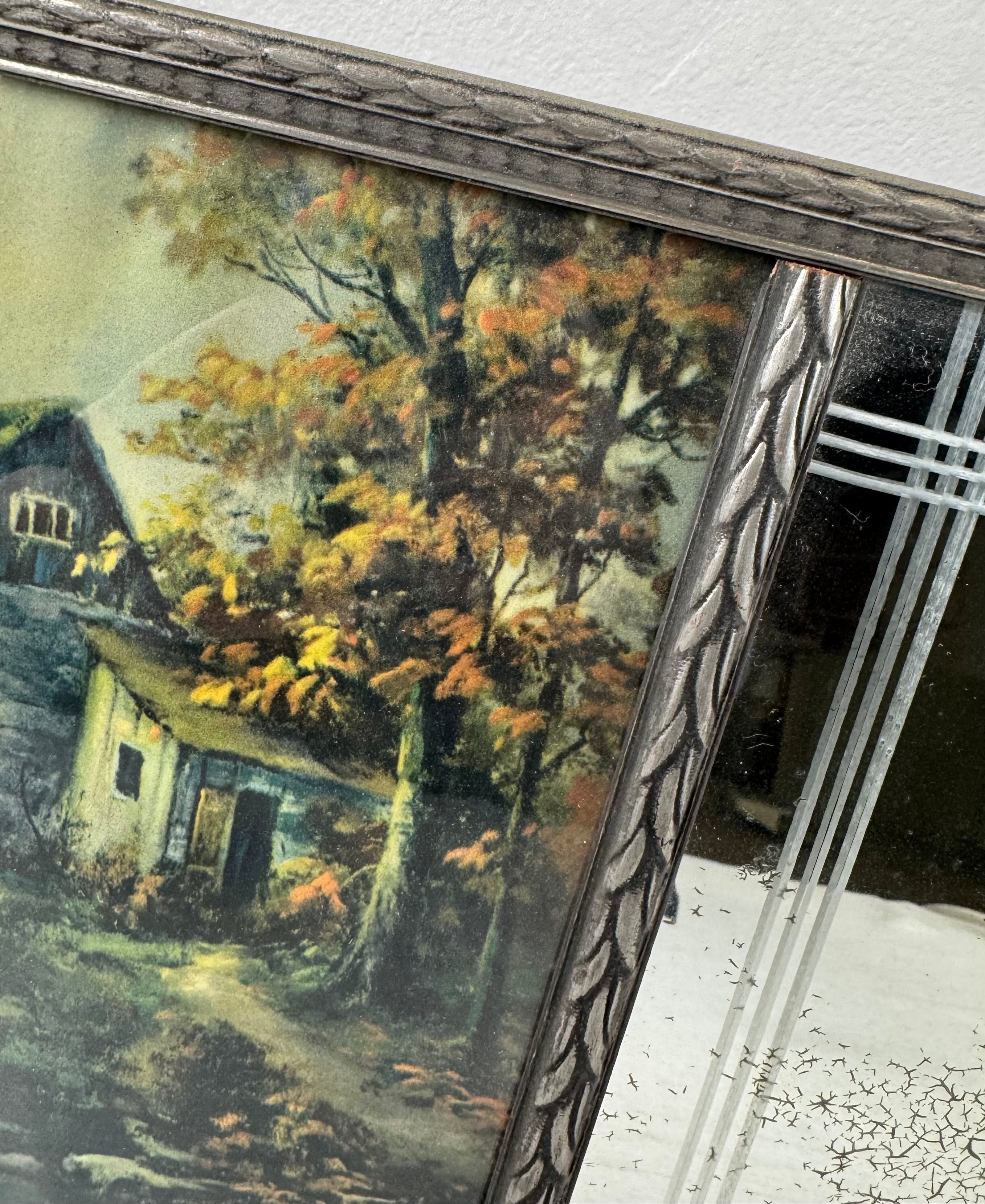 Vintage Landscape Mirror