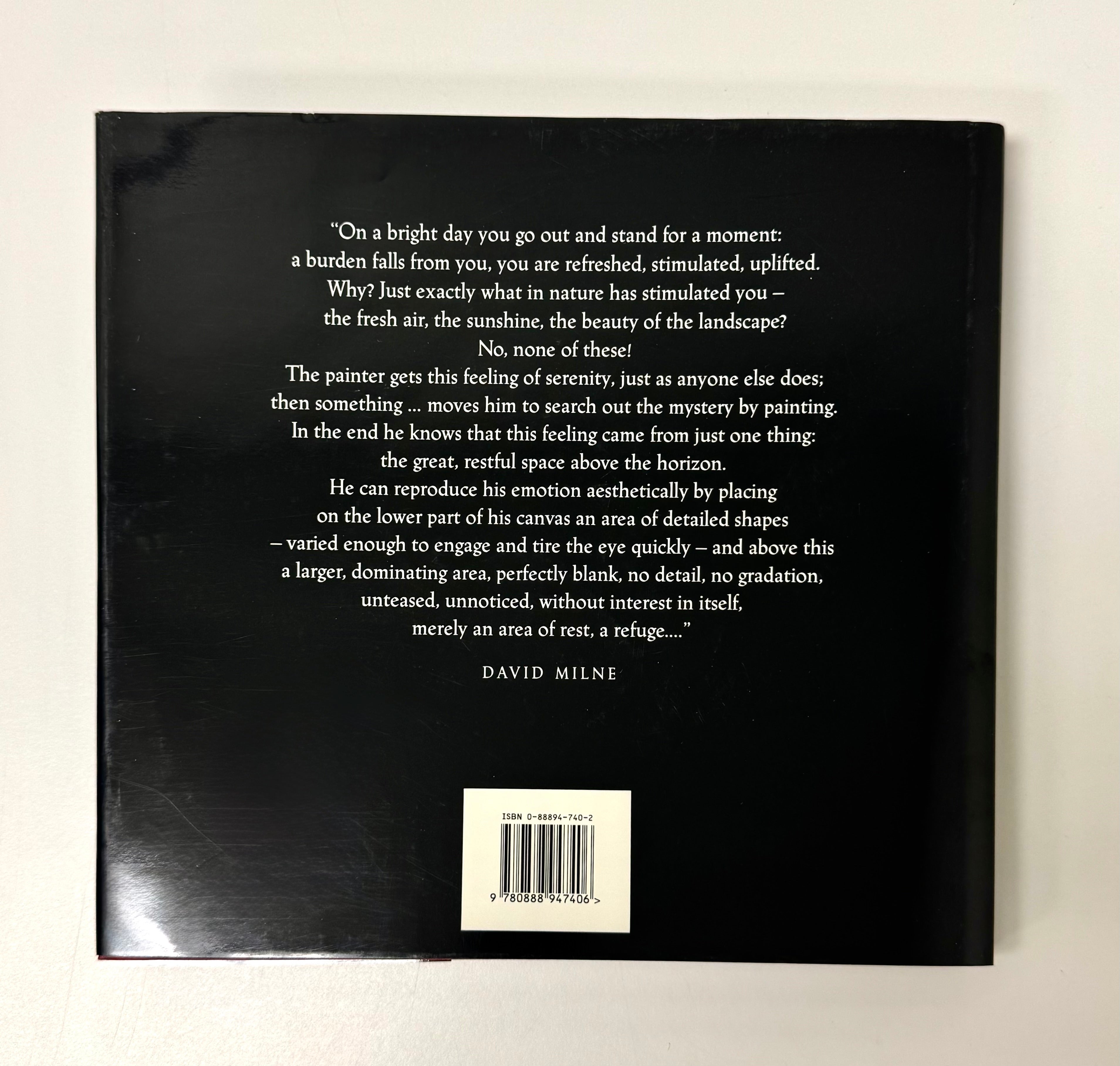 'David Milne' Hardcover