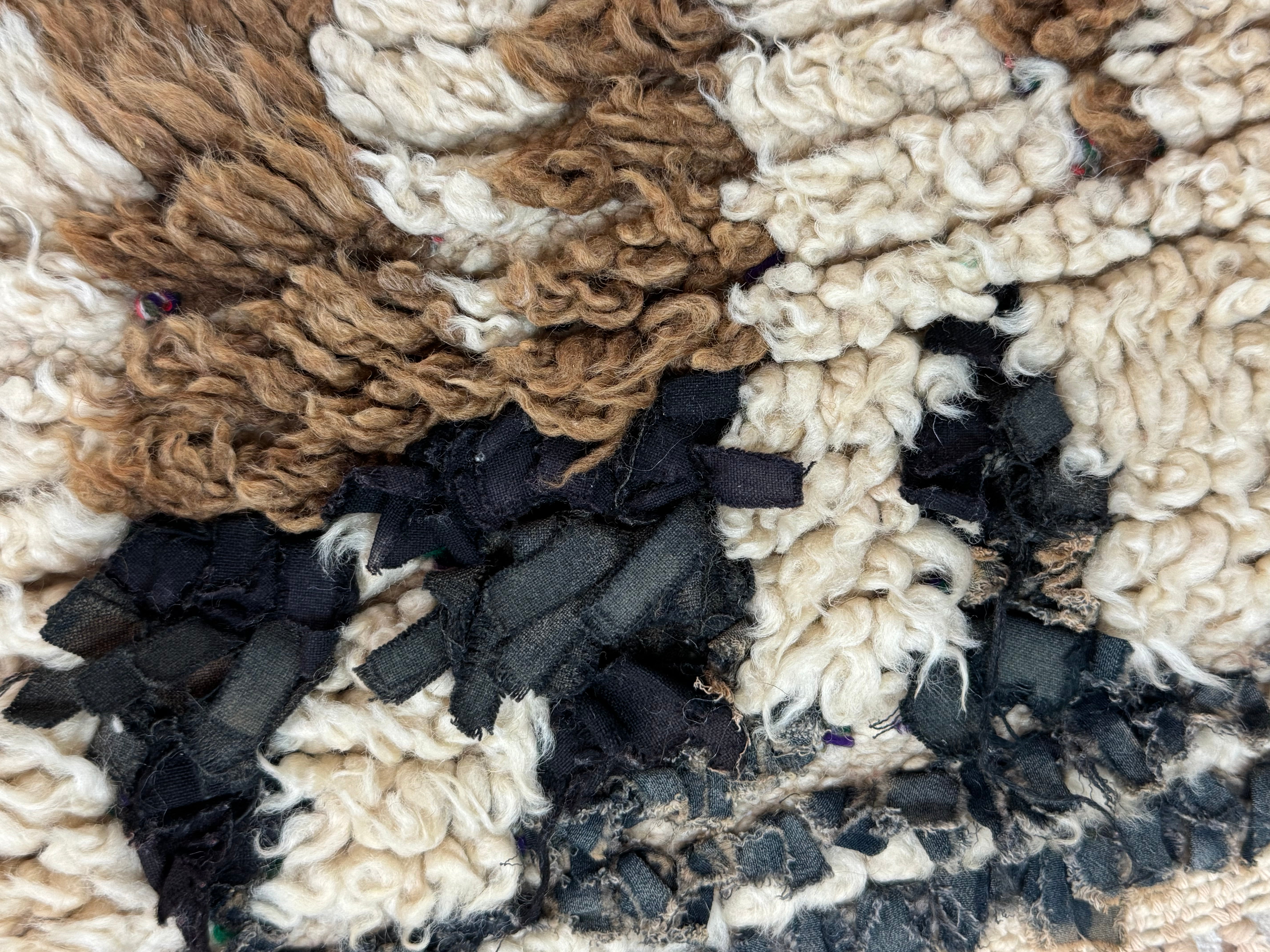 Morroccan Brown Geometric 5' x 3' Rug