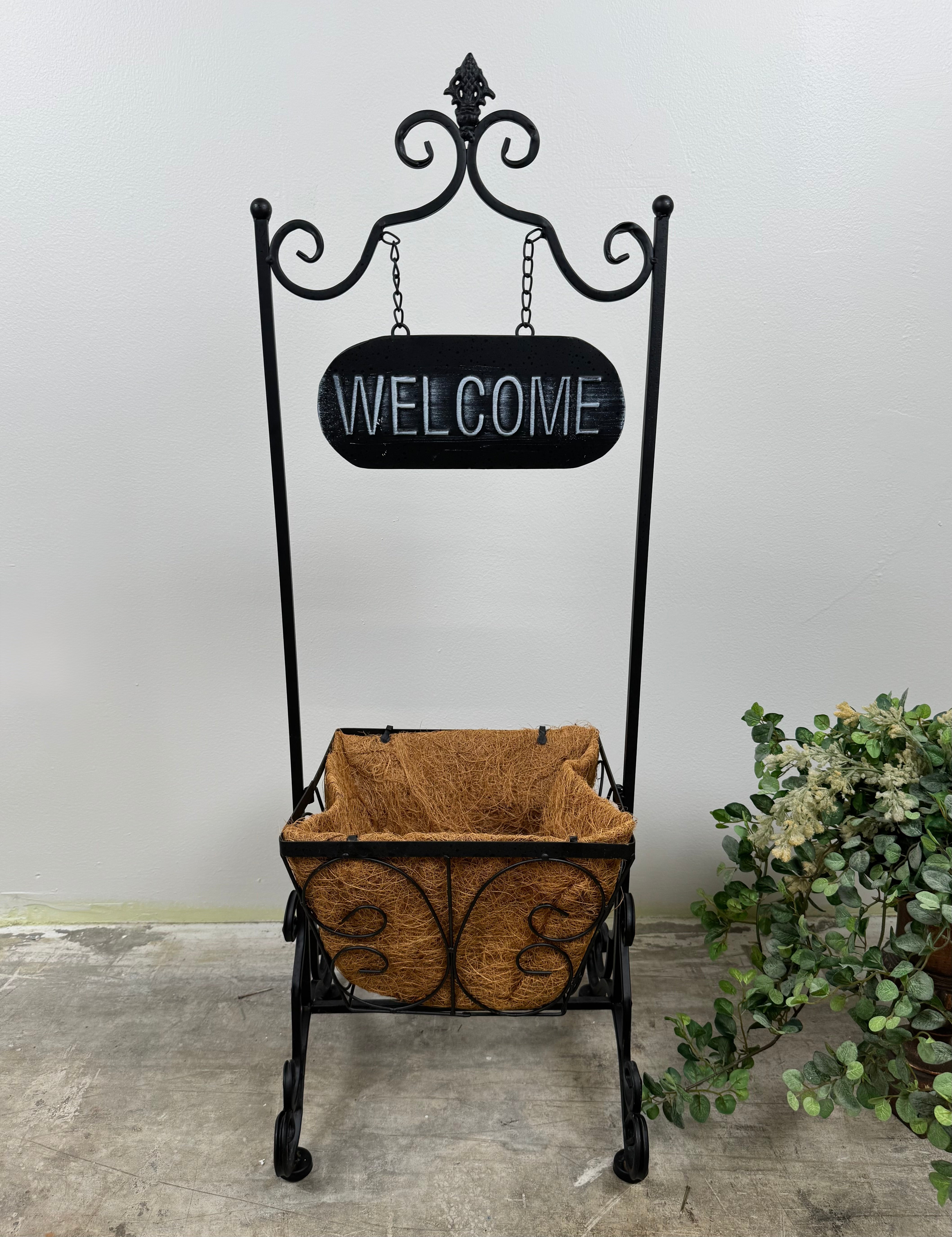Welcome Stand Planter