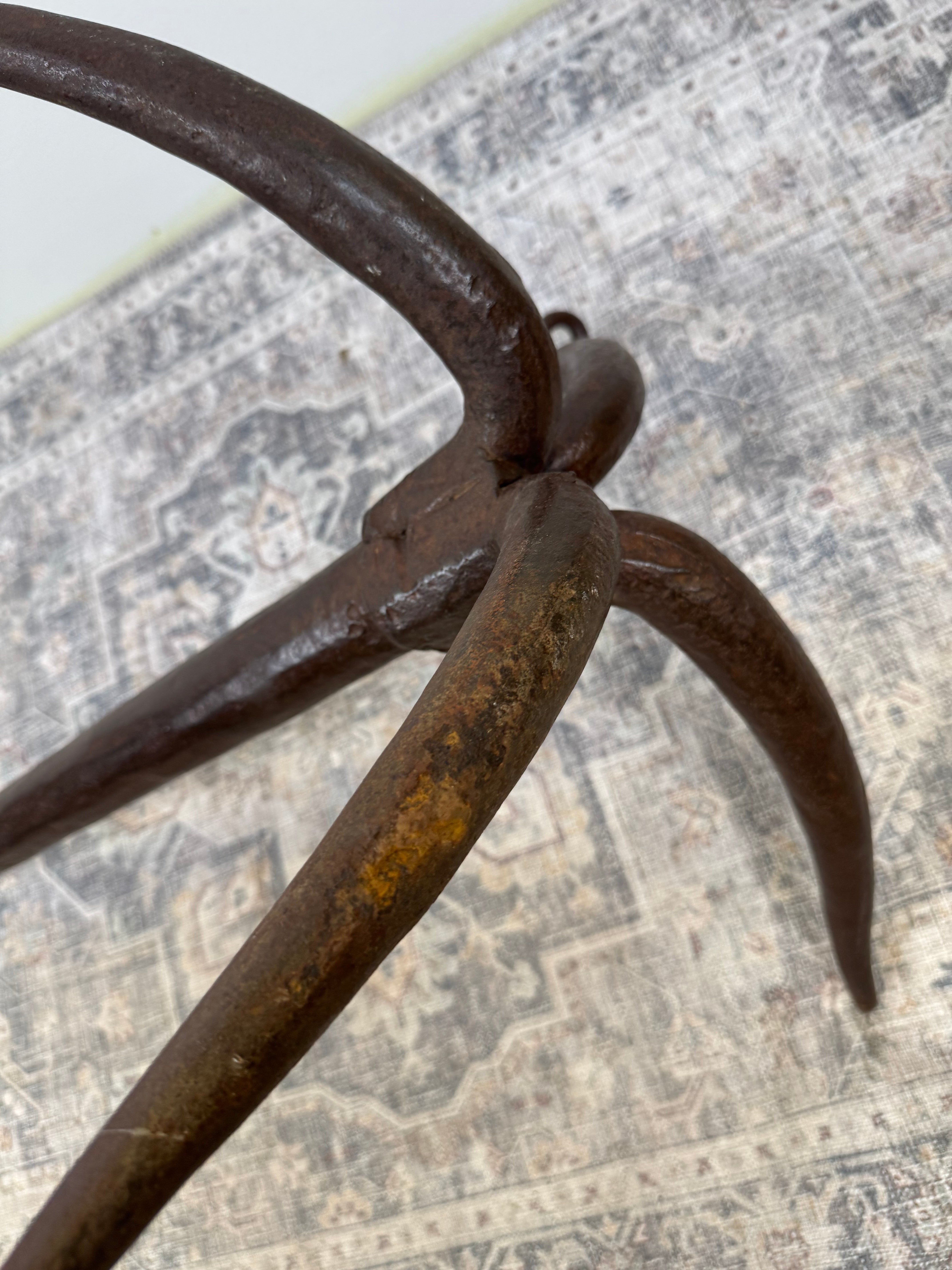 Antique Iron Grapnel Anchor