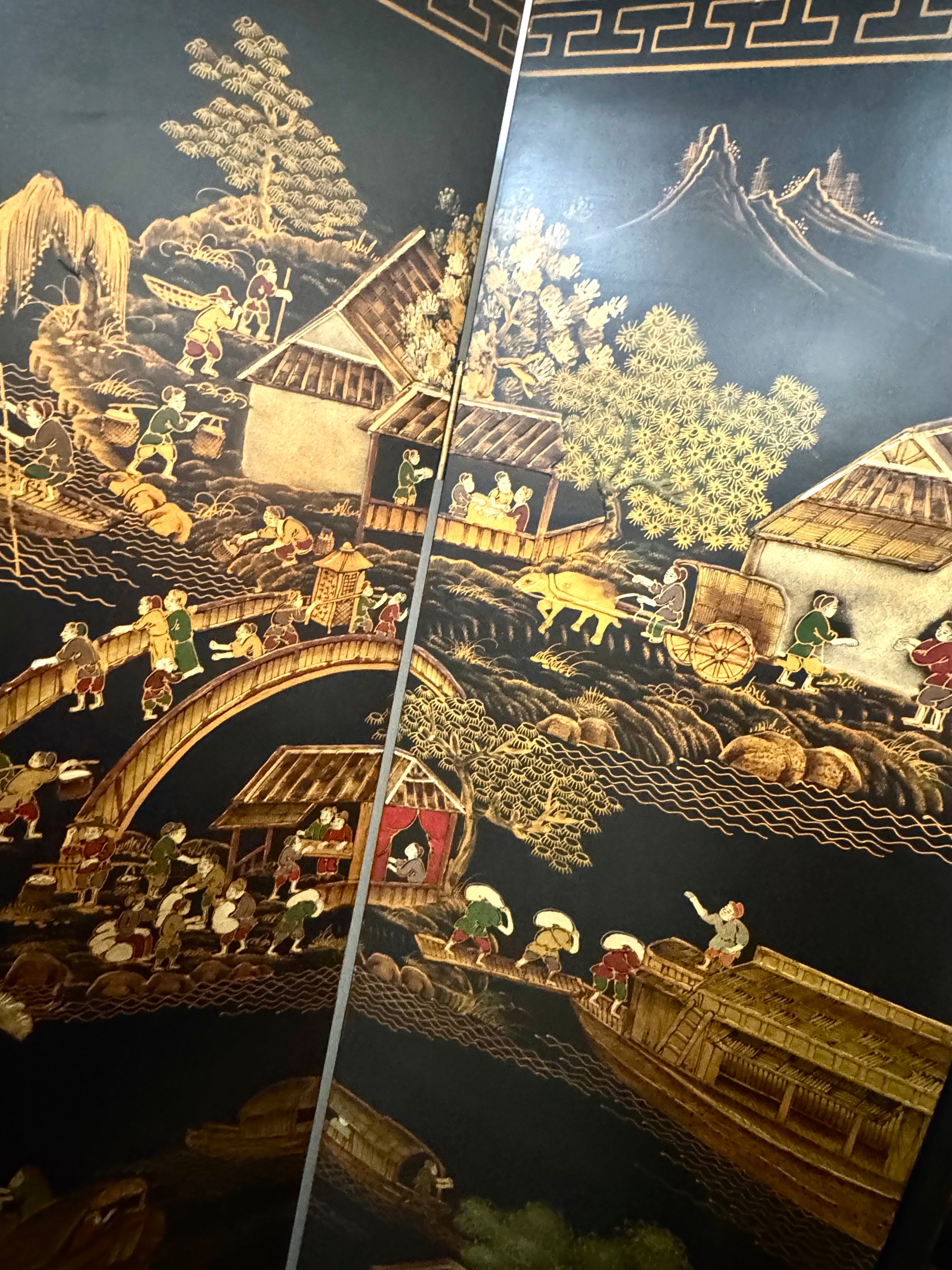 Asian Room Divider Screen