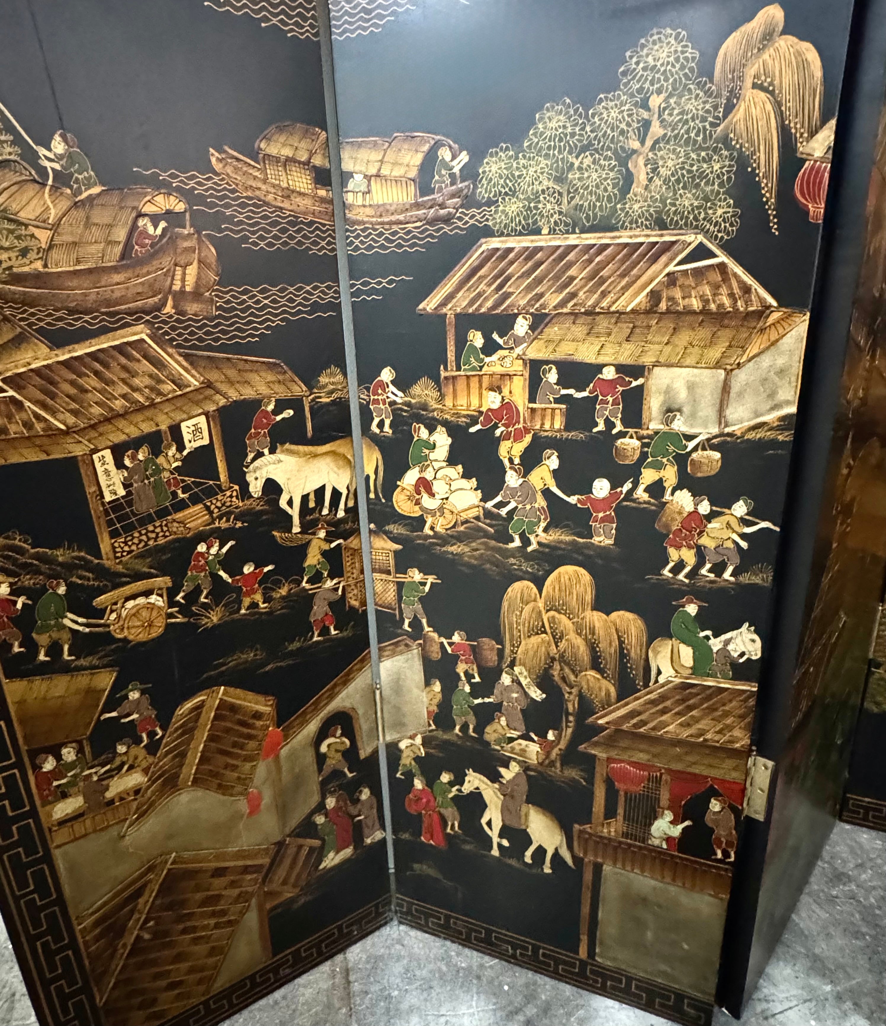 Asian Room Divider Screen