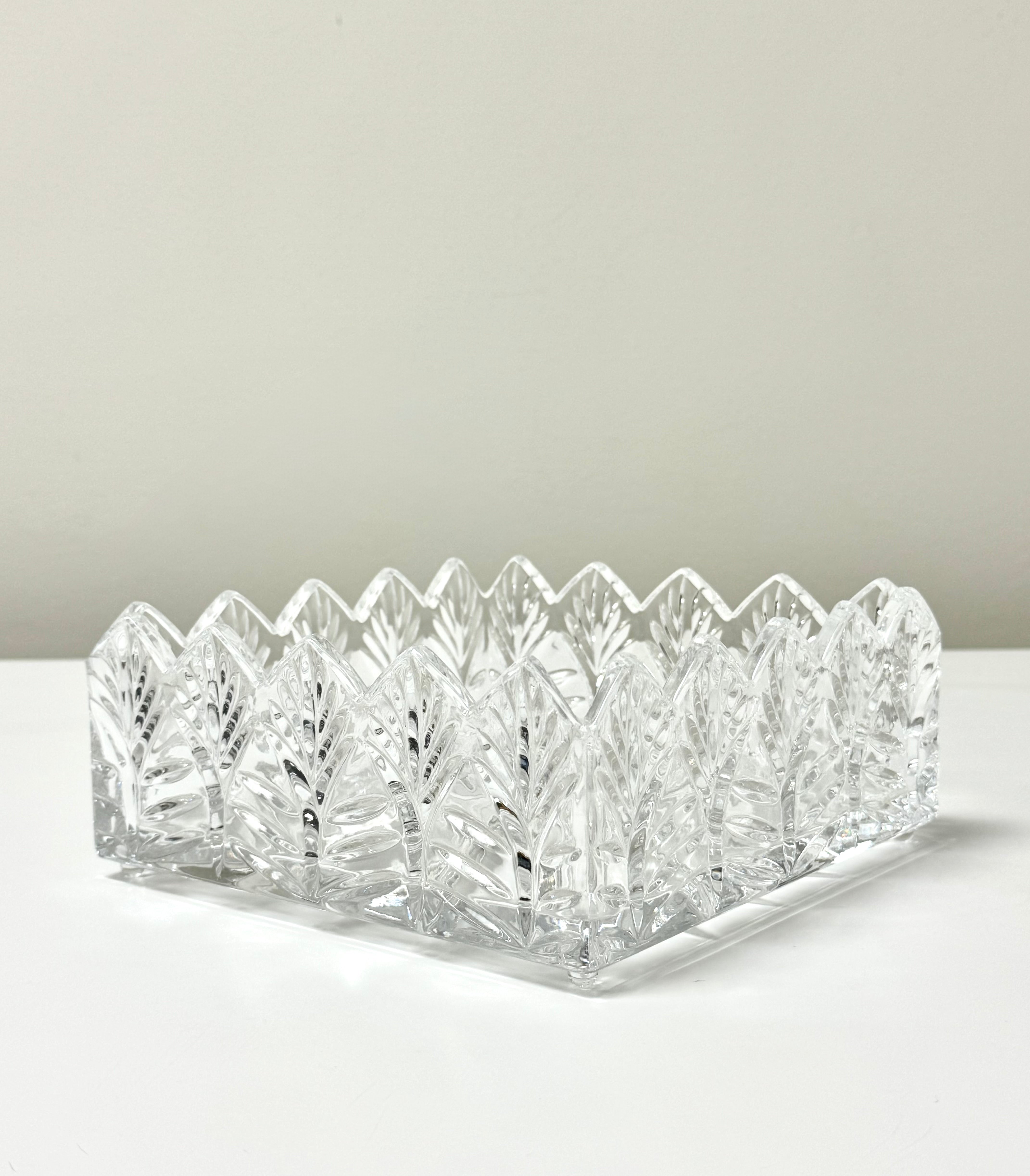 Cut Crystal Napkin Holder