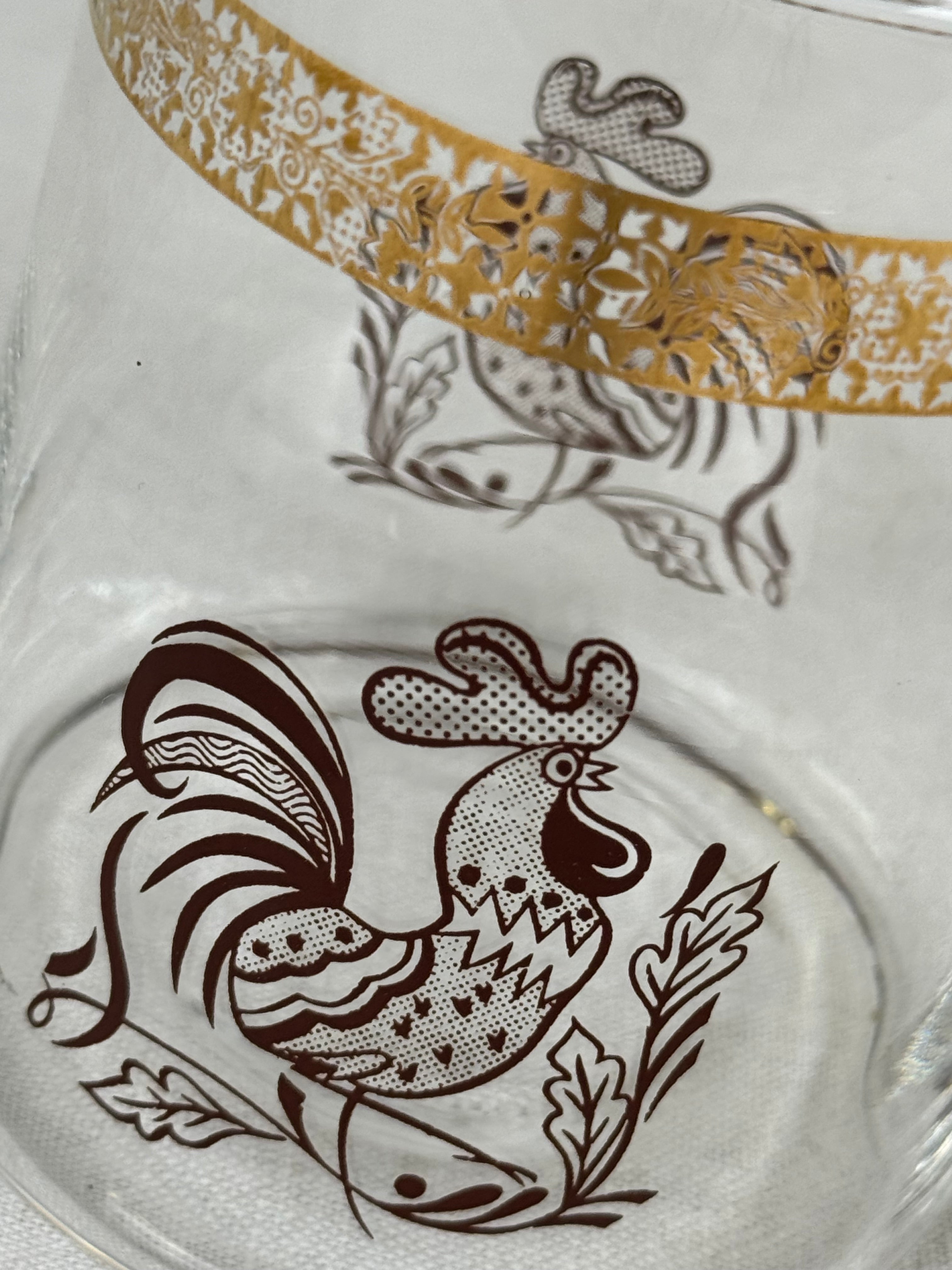 Vintage Rooster Celery Holder