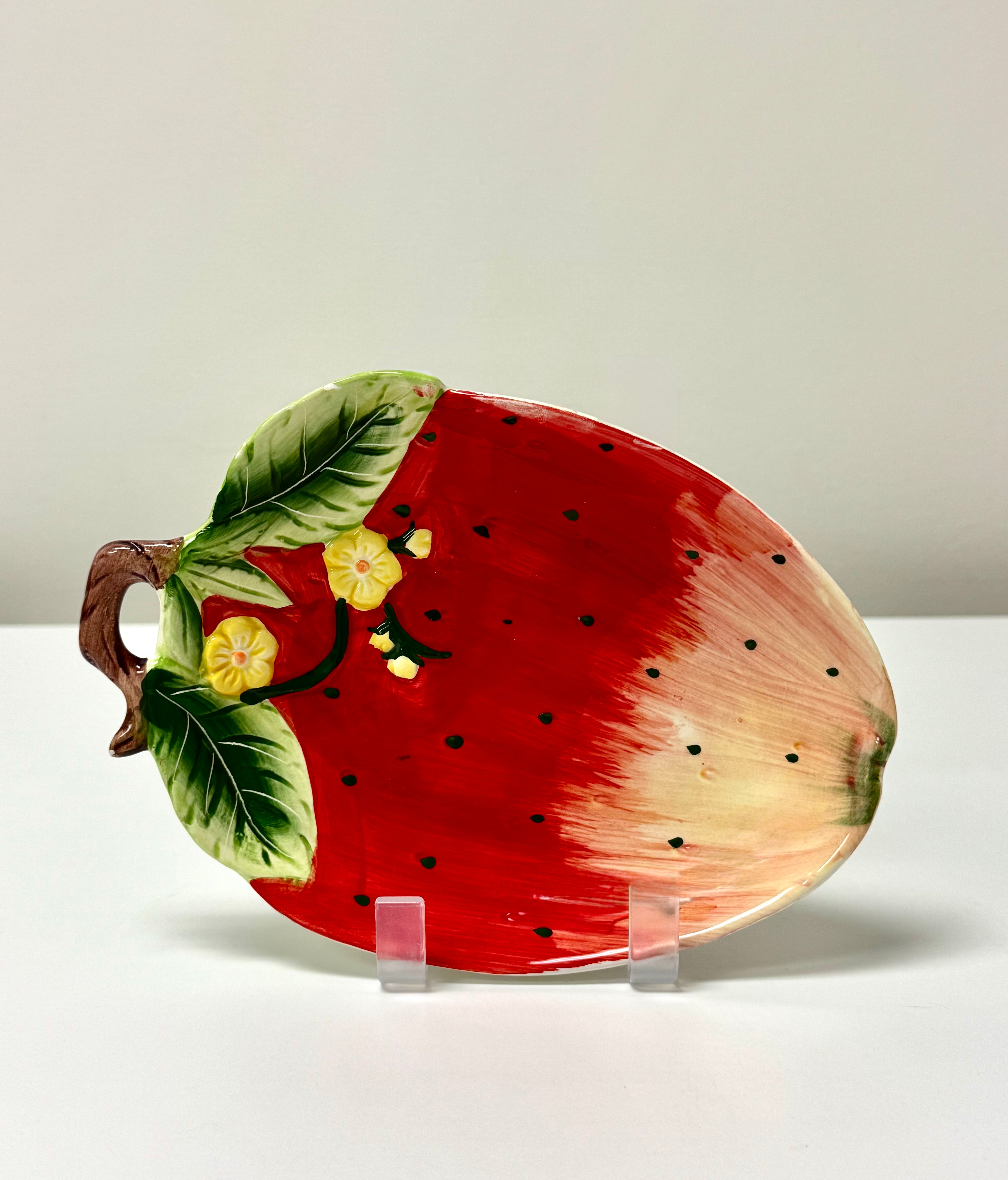 Vintage Ceramic Strawberry Dish