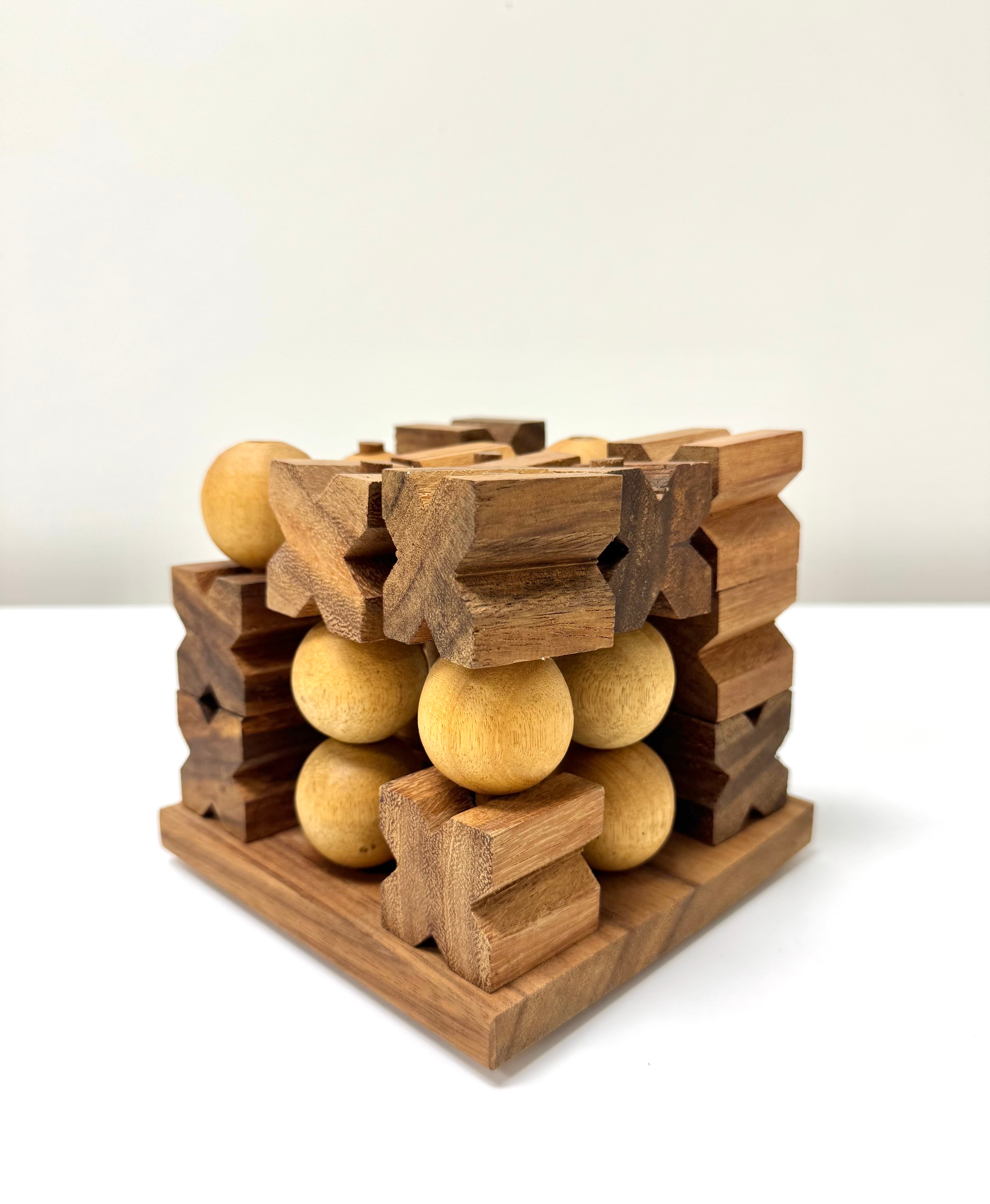 Wooden Tic Tac Toe