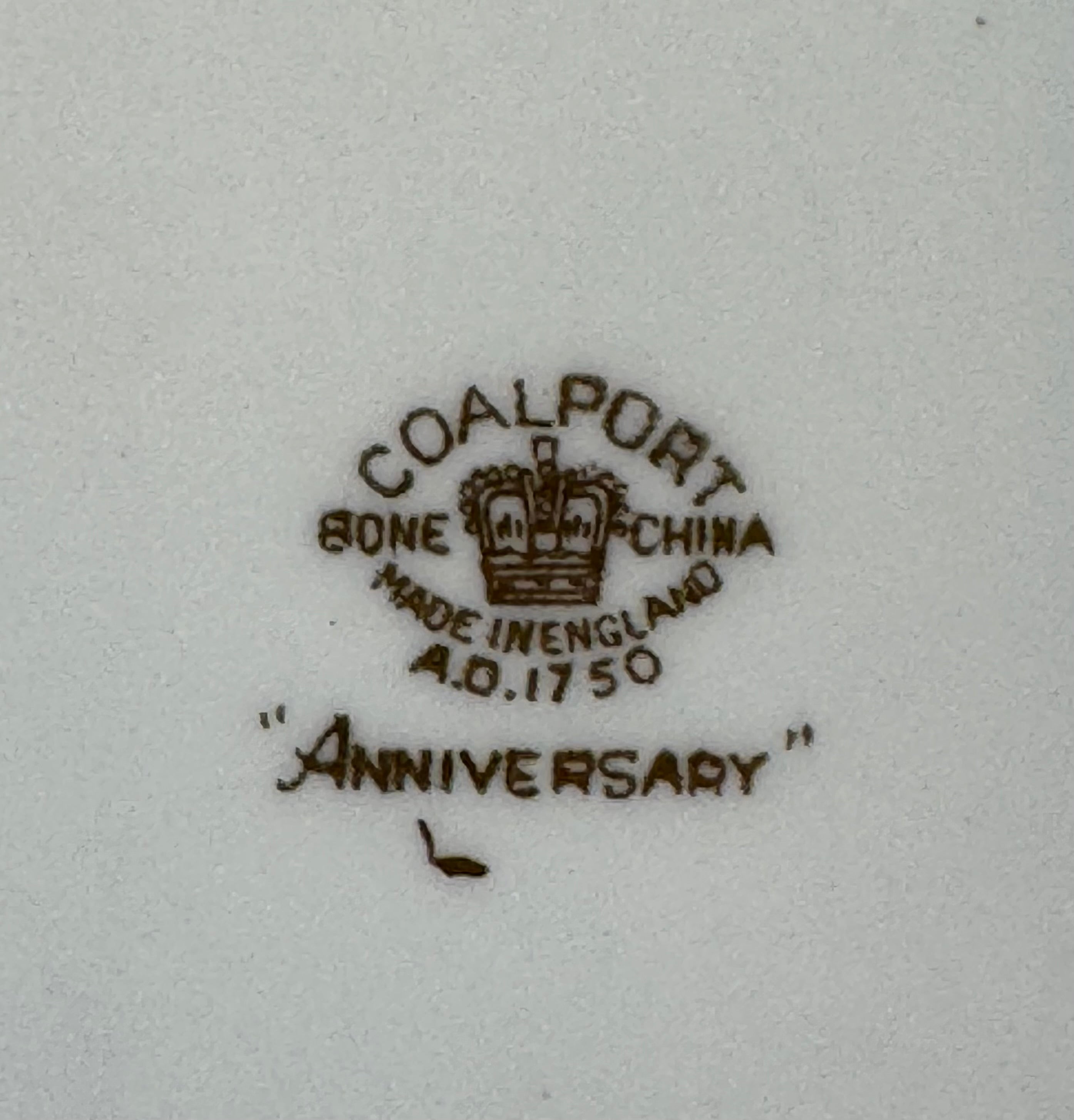 COALPORT 'Anniversary' Dinnerware Set for 7 Plus