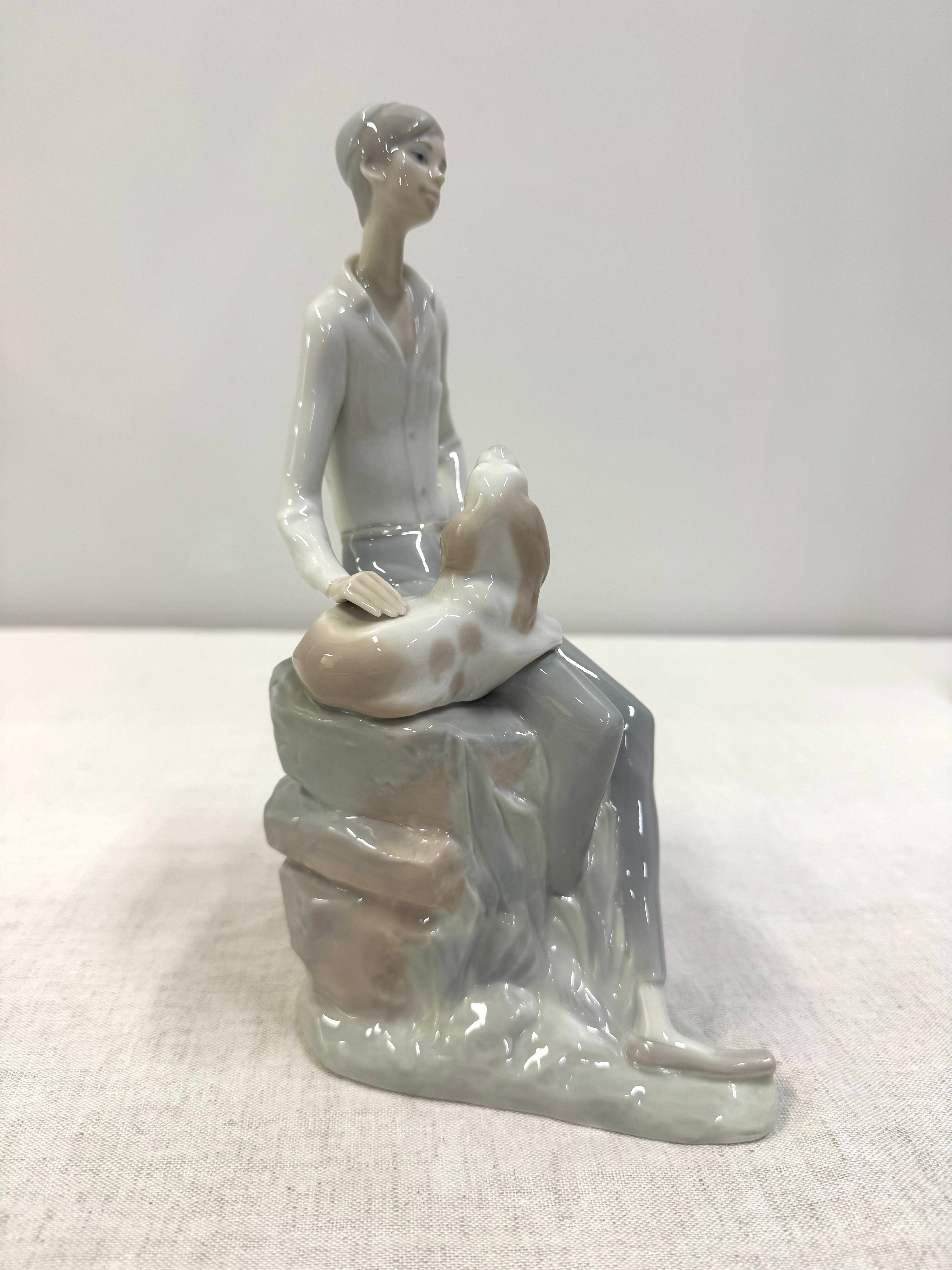 NAO by LLADRO 'Shepherd with Dog'