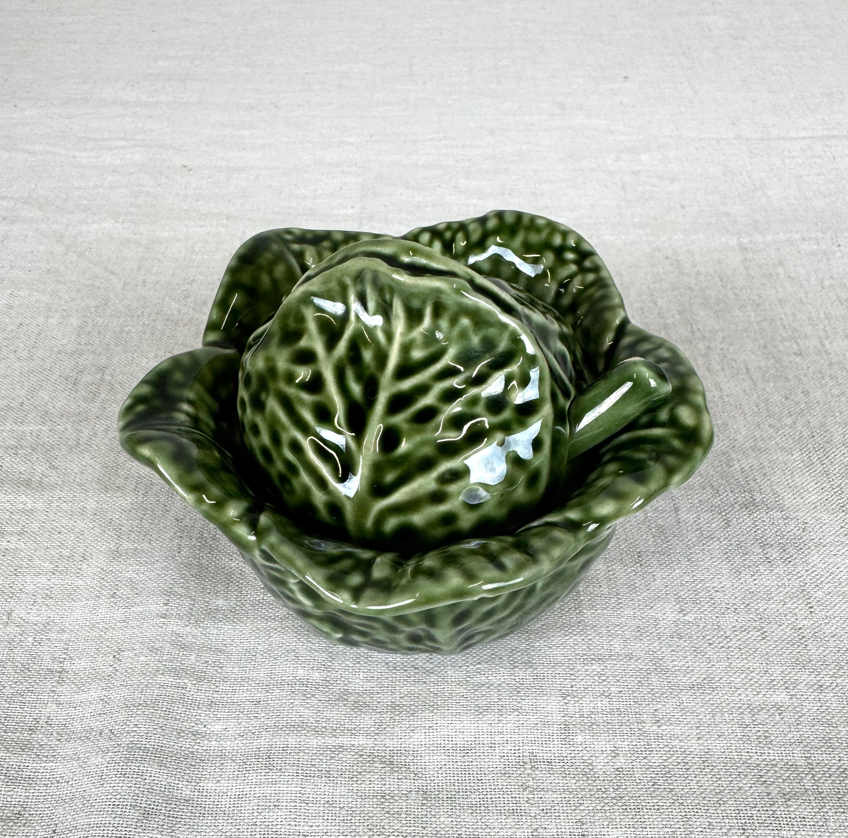 OLFAIRE Green Cabbage Leaf Jam Jar with Spoon
