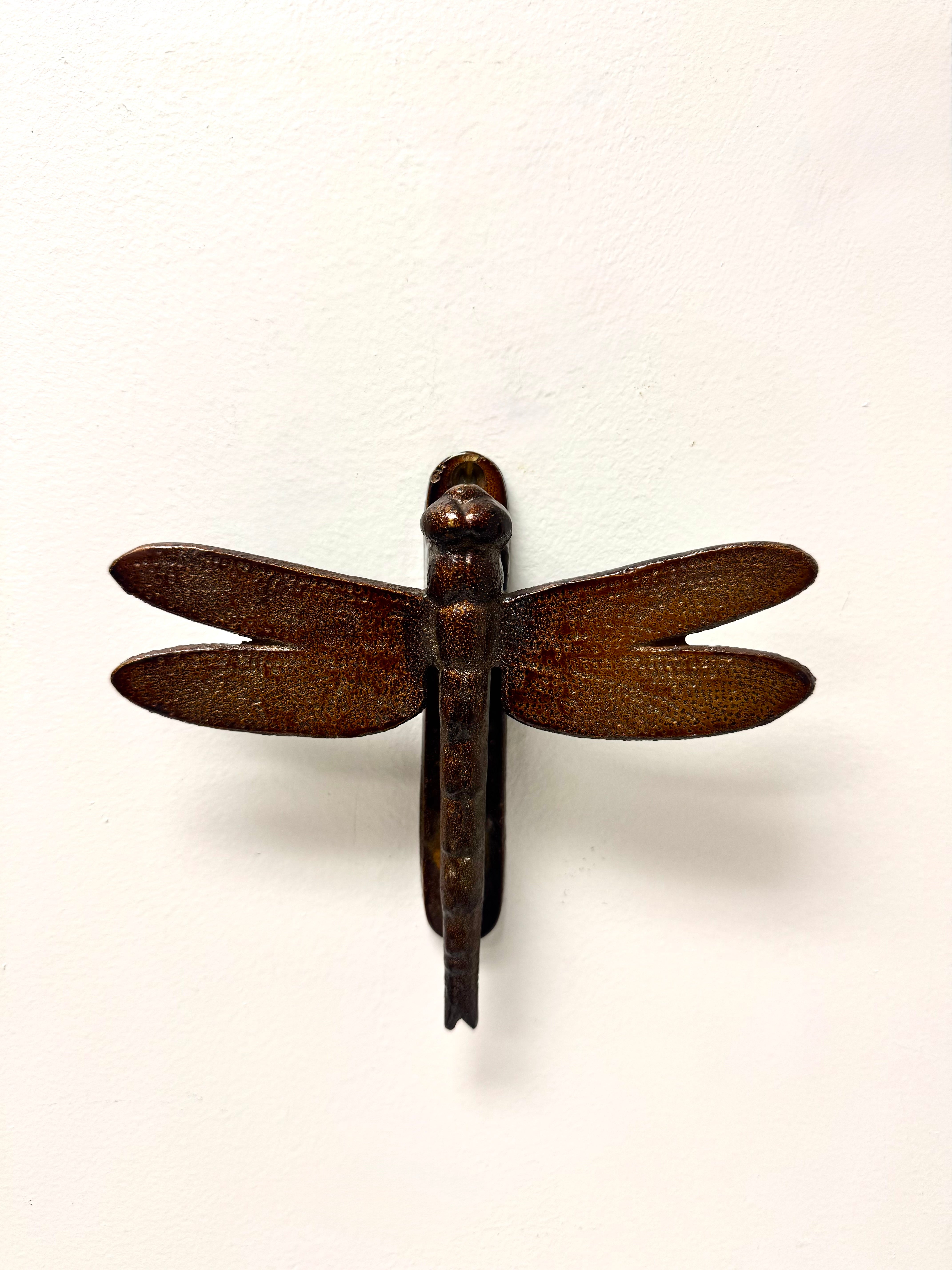 Bronze Dragonfly Door Knocker