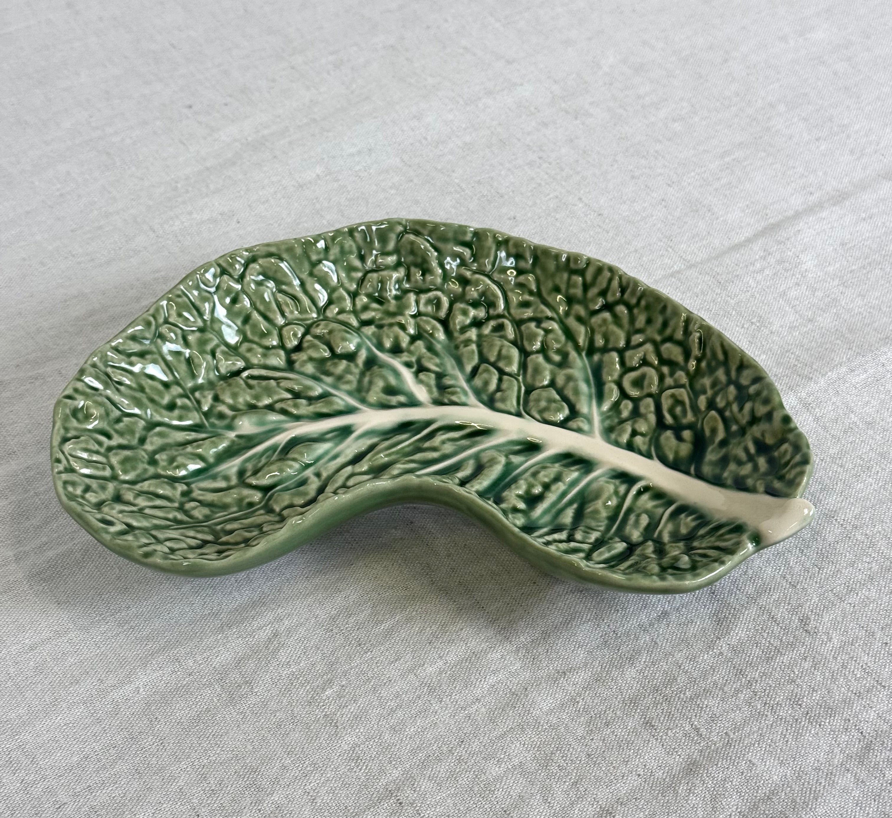 BORDALLO PINHEIRO Green Cabbage Leaf Plate