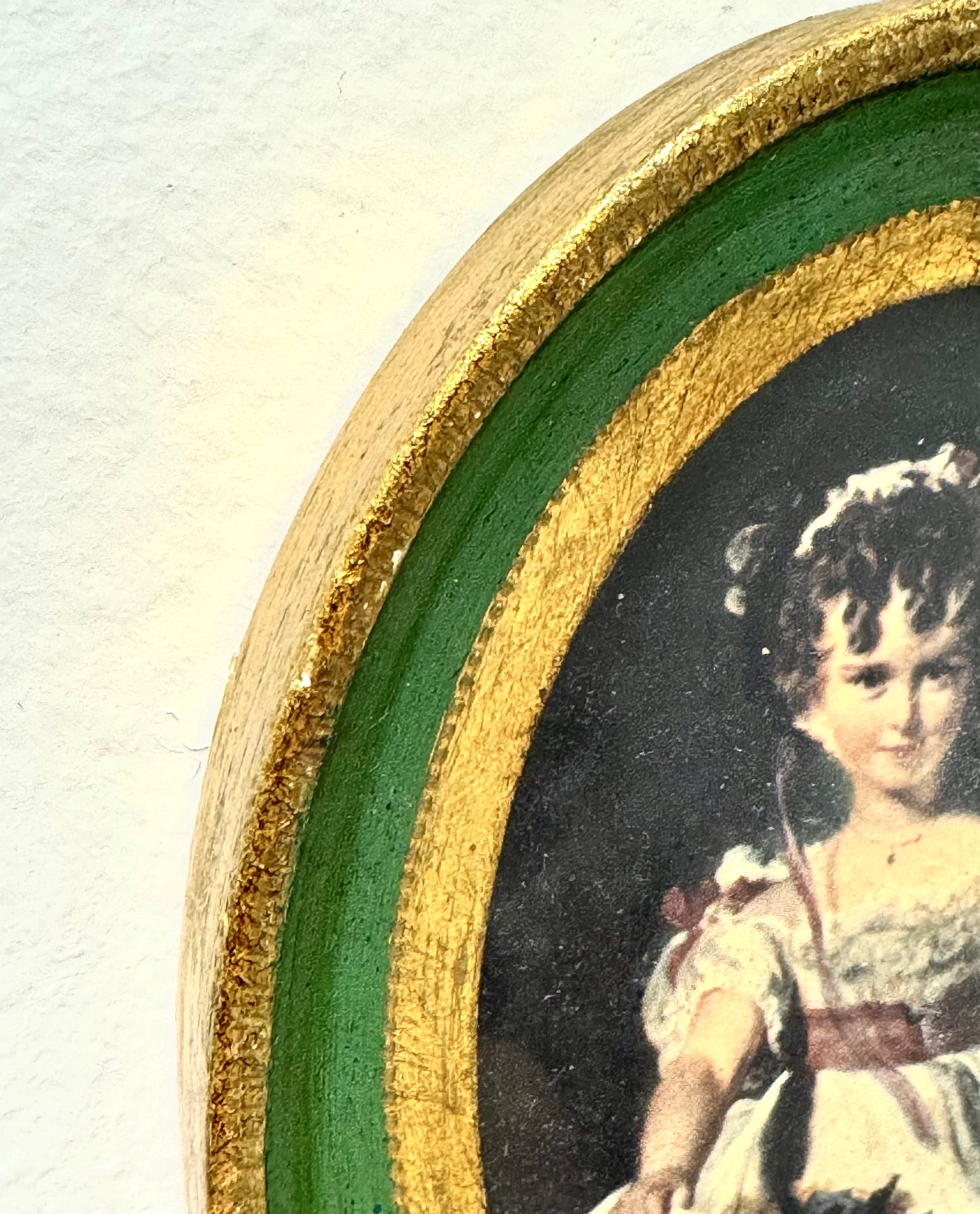 Vintage Florentine 'Miss Murray' Print
