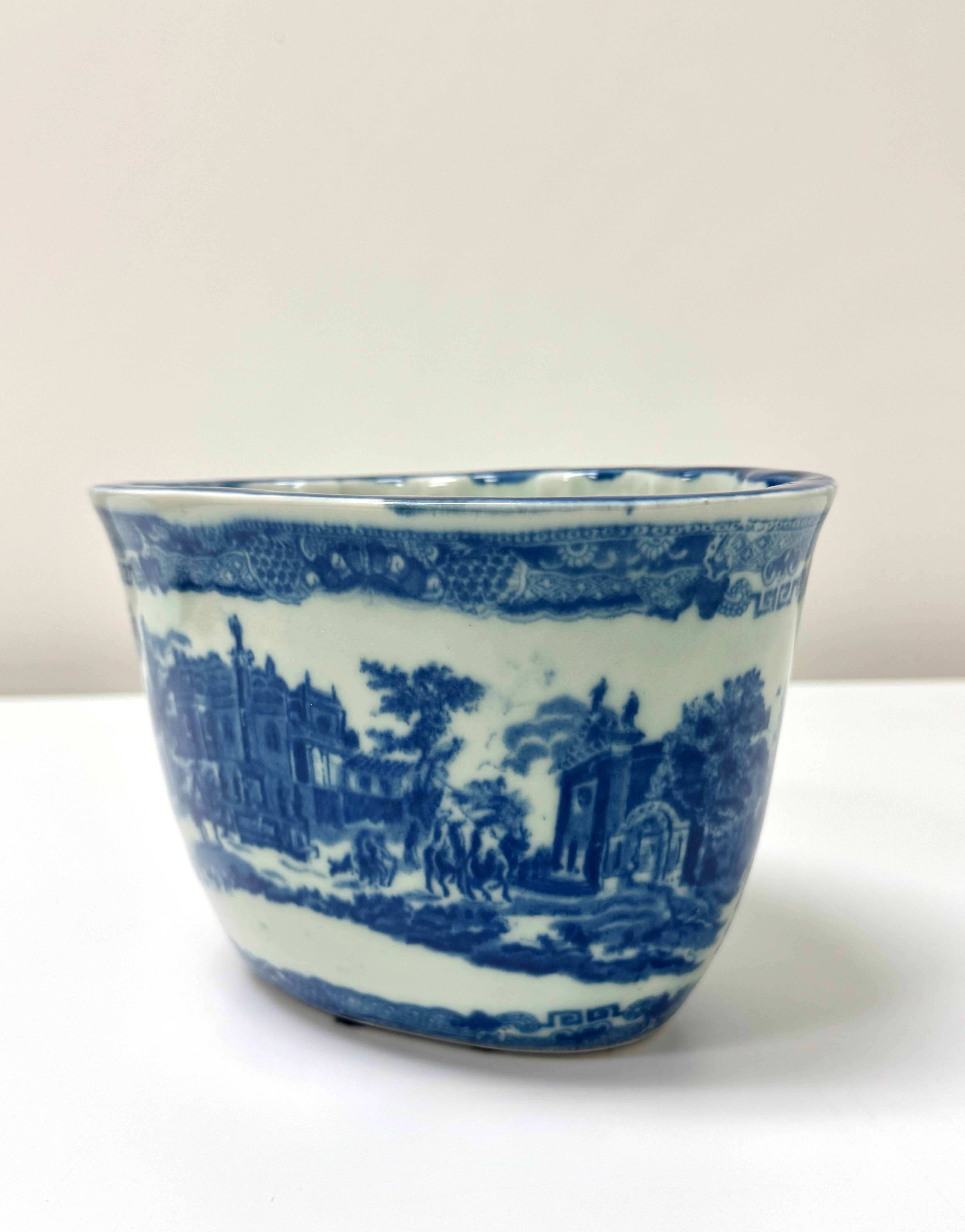Antique Ironstone Flow Blue Jelly Mould