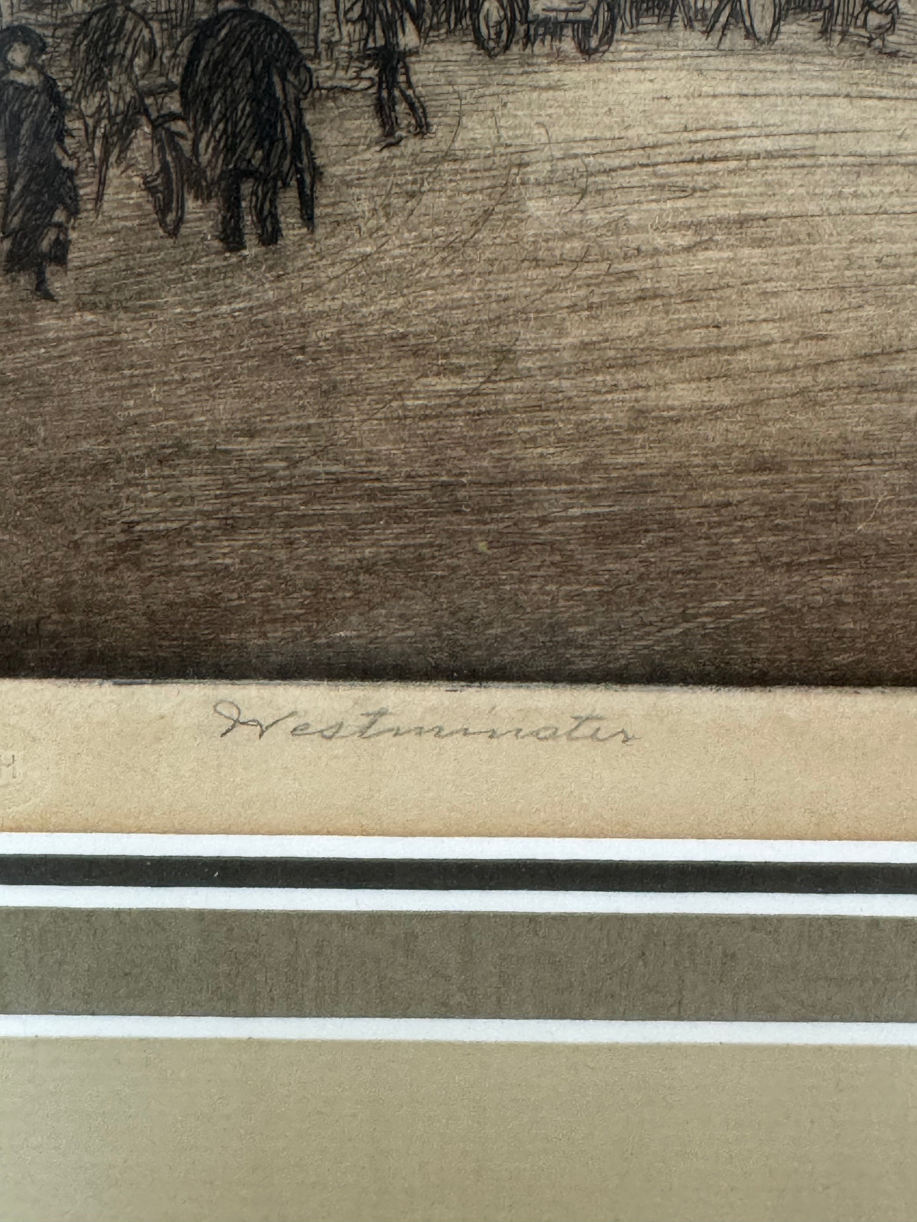 'Westminster' Litho Print