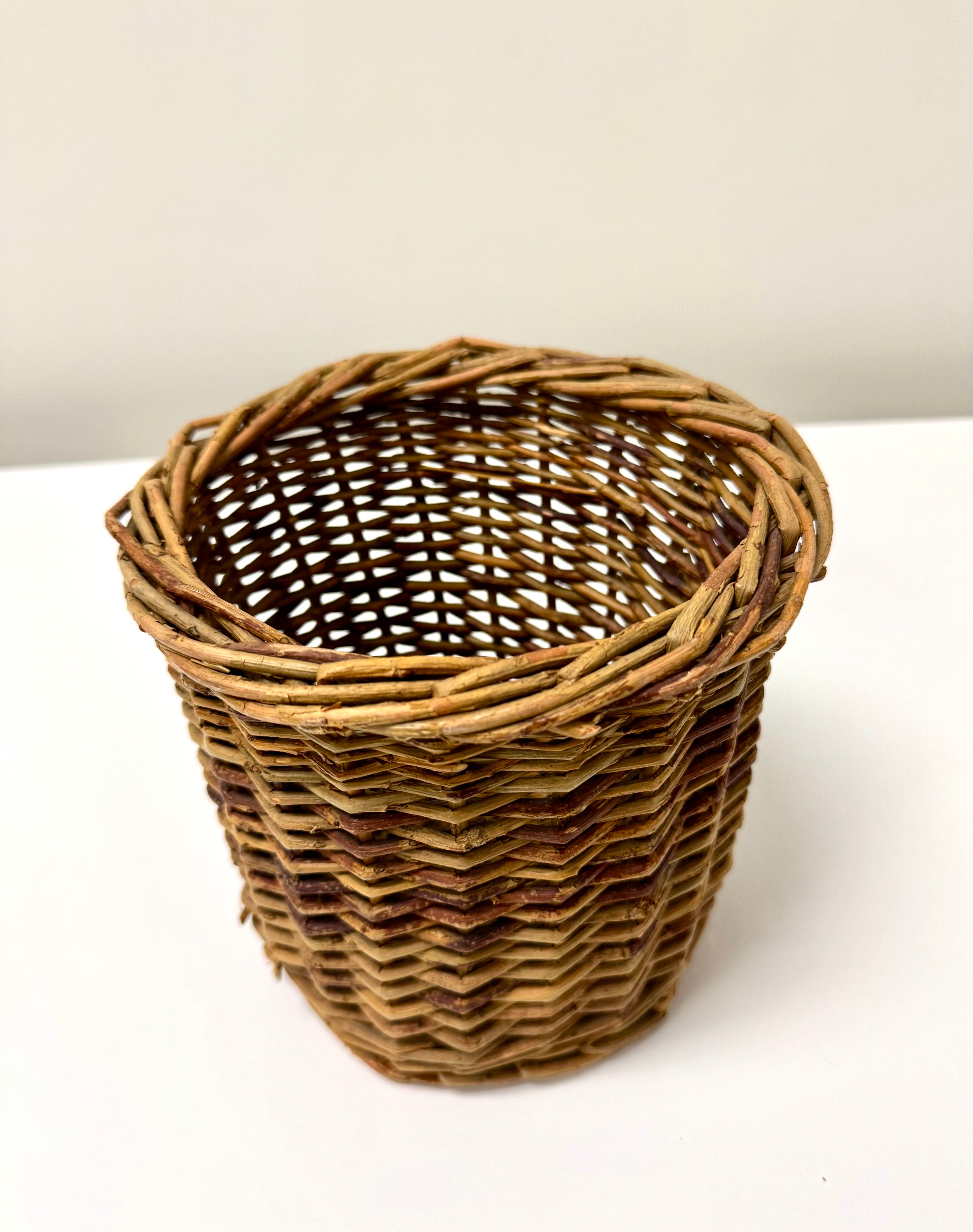 Vintage Wicker Small Basket