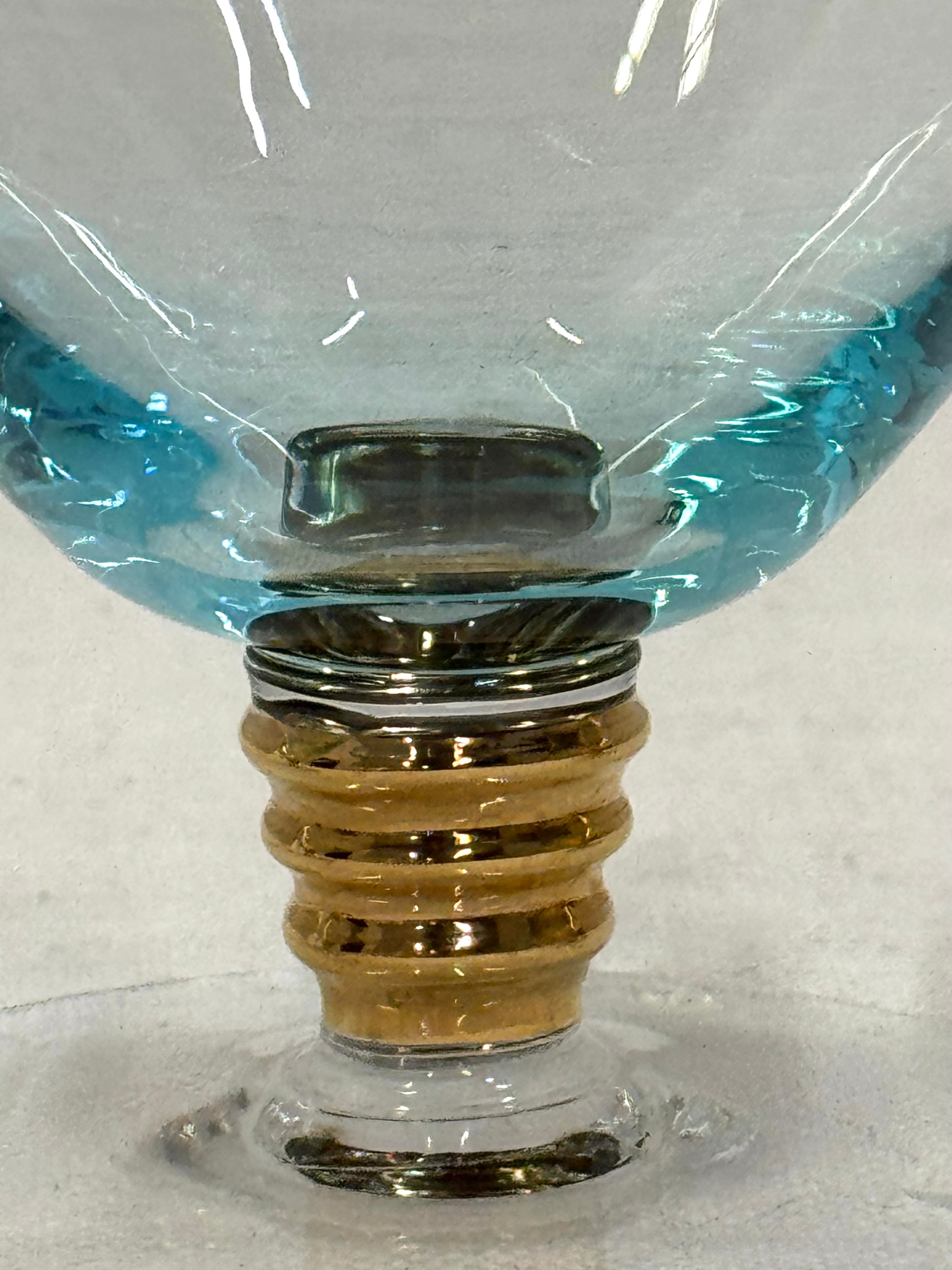 Vintage Iridescent 3" Cocktail Glasses Set of 4
