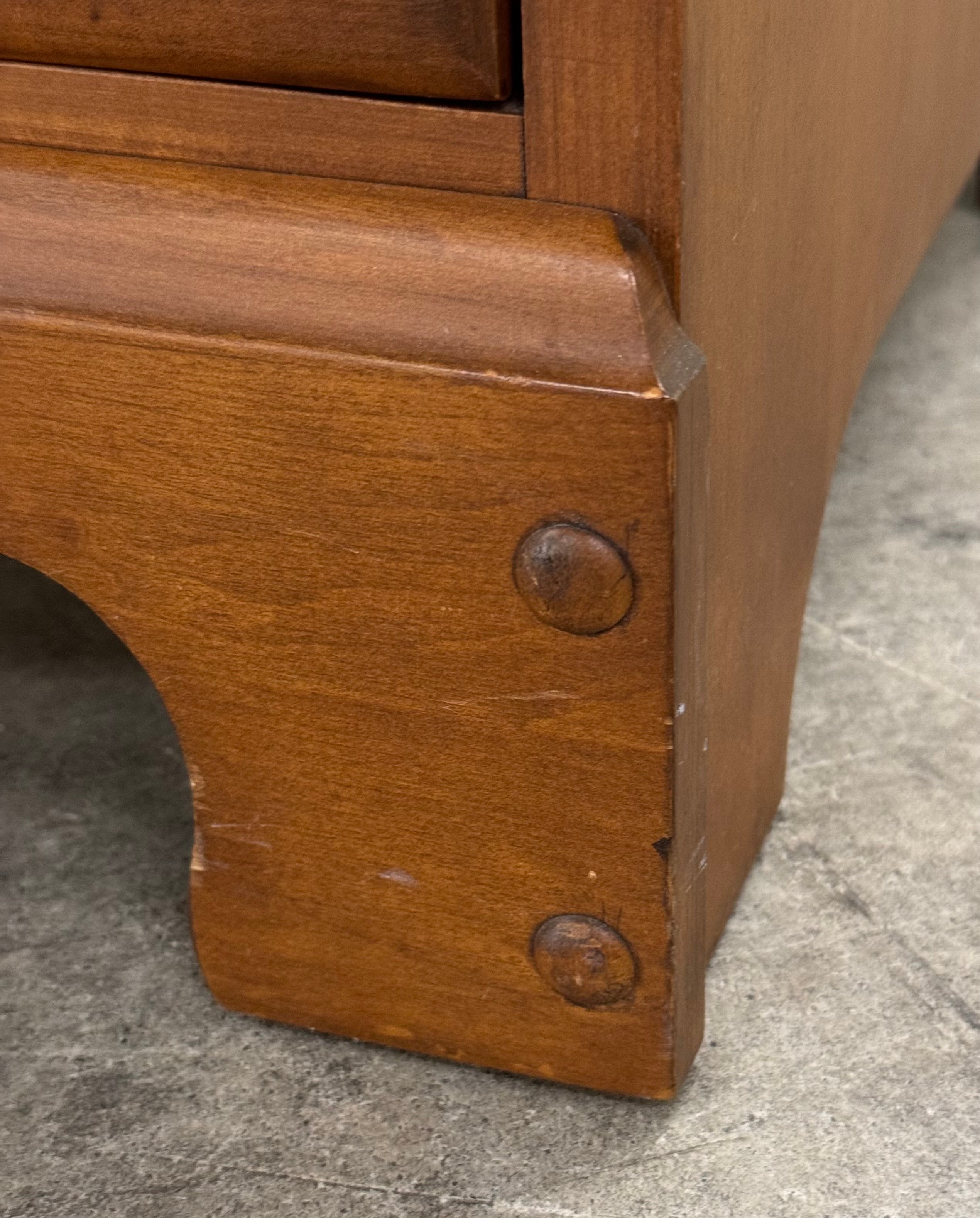 KNECHTEL 'Haddon Hall' Maple Highboy Dresser