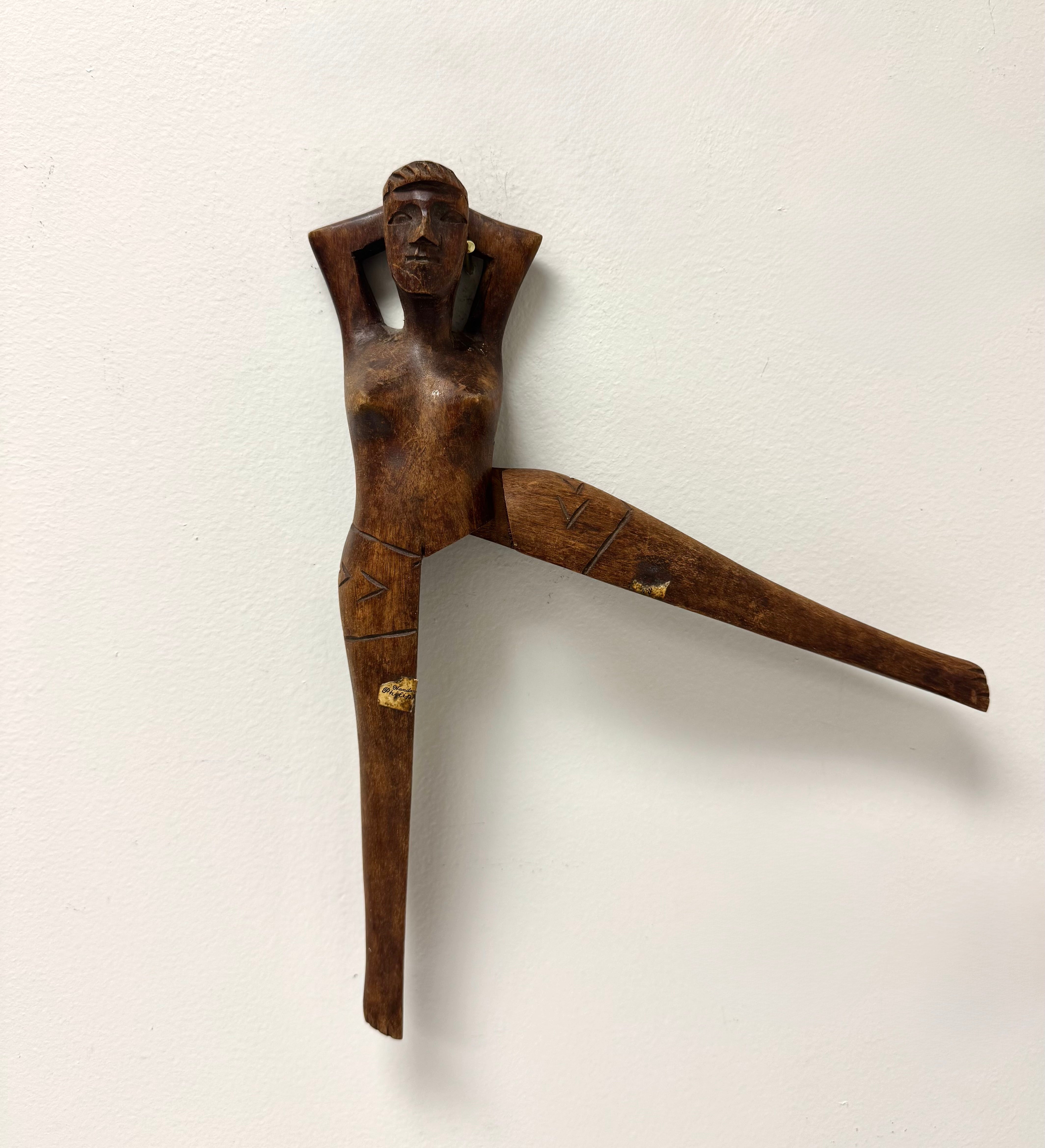 Vintage Hand-carved Wooden Nutcracker