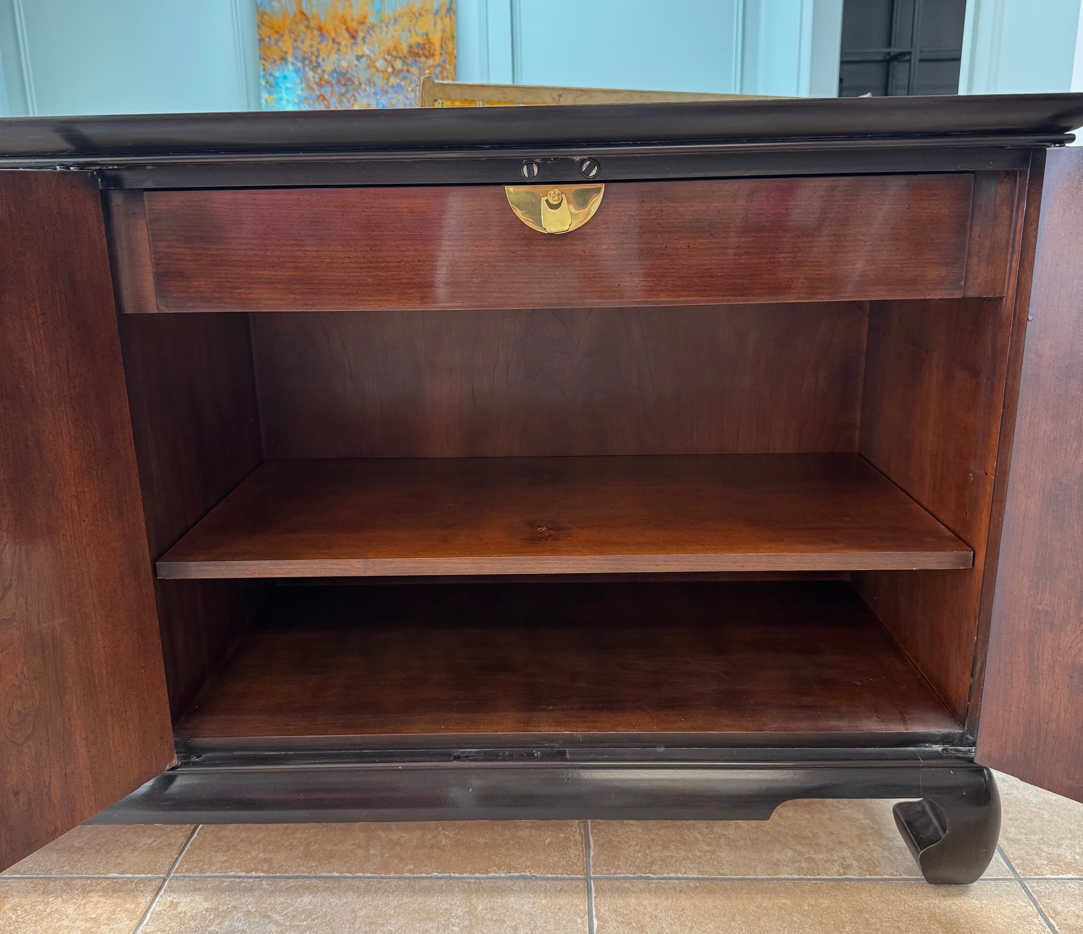 DREXEL 'Connoisseur' Mahogany Chinoiserie Sideboard
